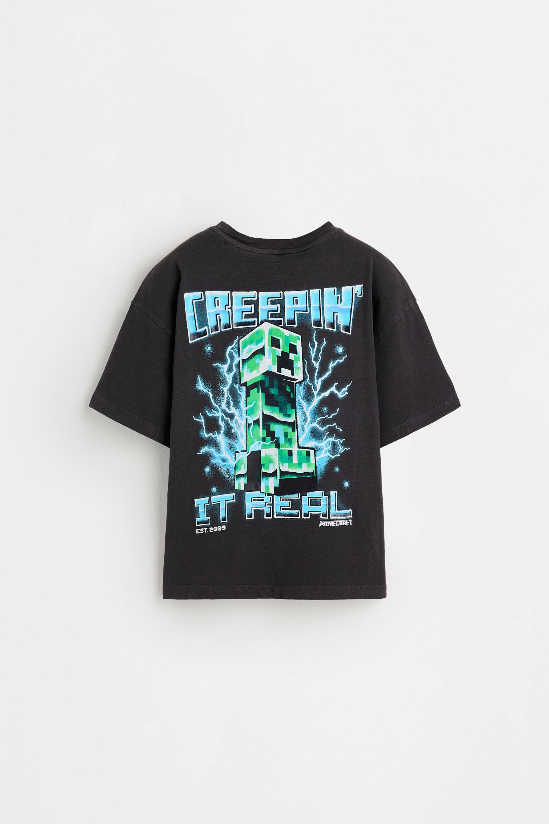 Minecraft T-shirt — GREY