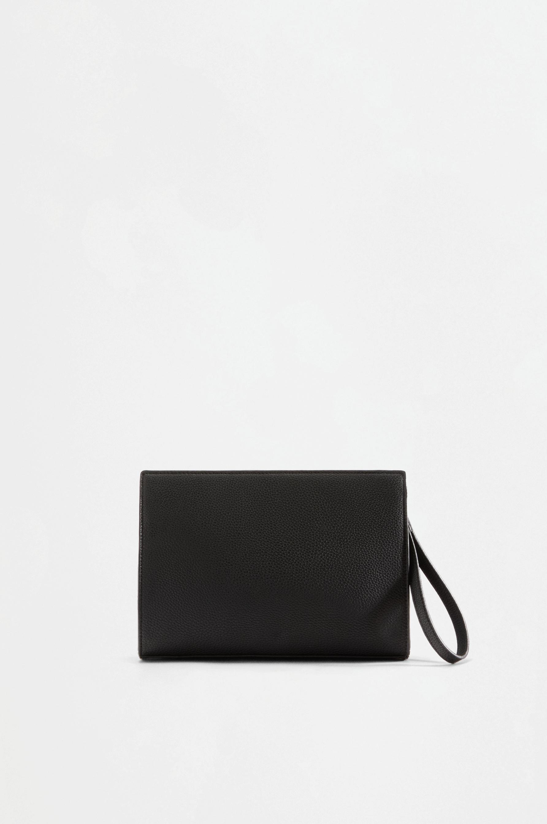 Envelope toiletry bag — BLACK