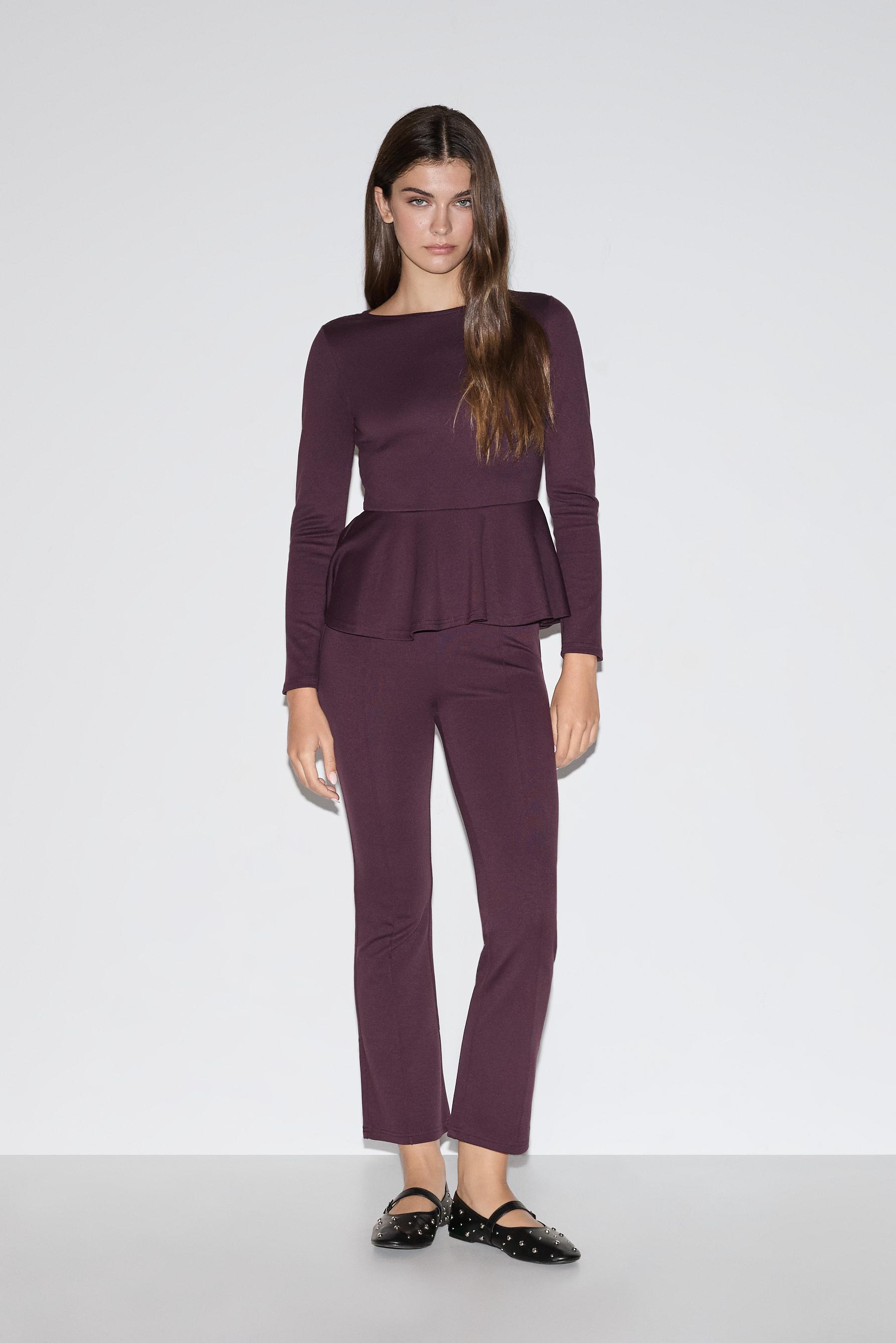 Legging cropped flare