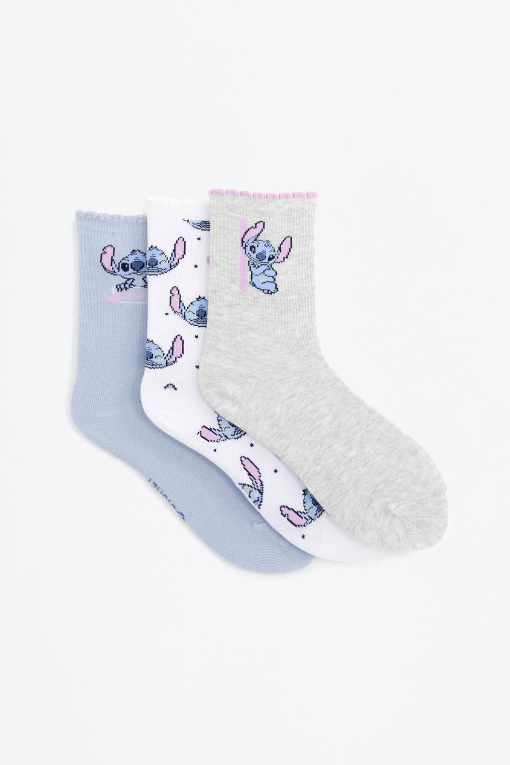 3-pack of Stitch ©Disney long socks