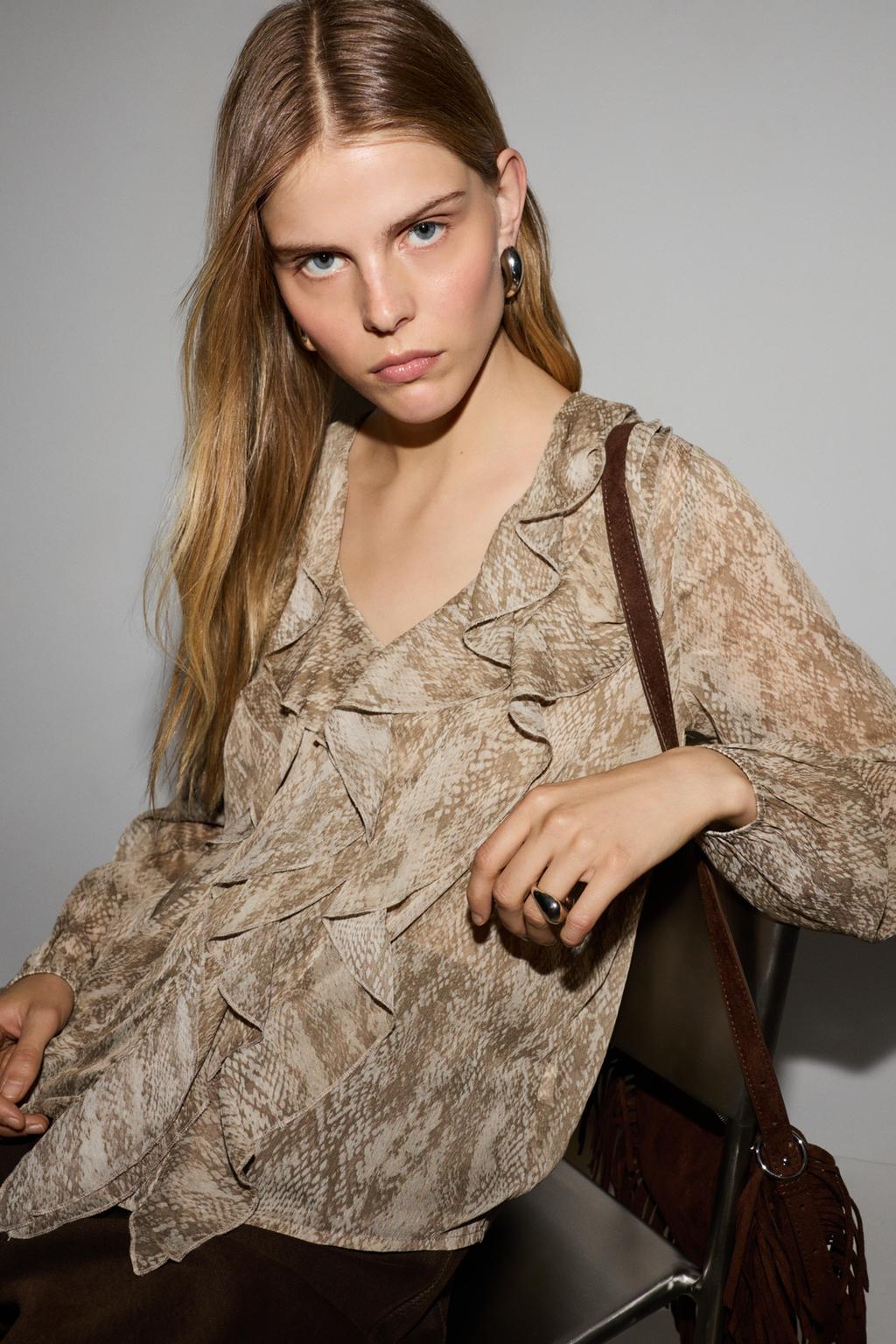 Ruffled shirt