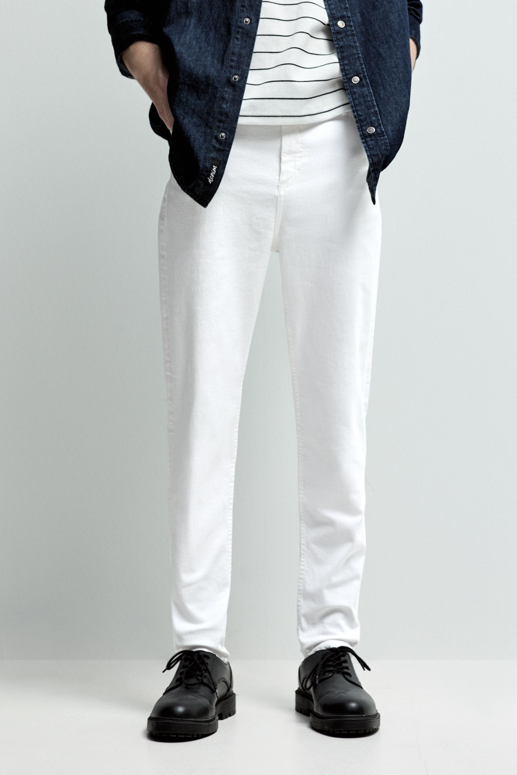 Skinny jeans — WHITE