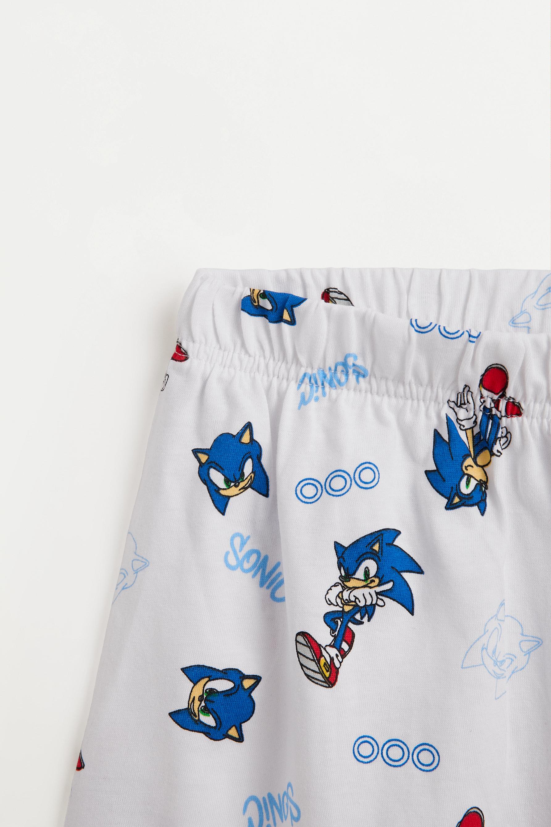 SONIC™ | SEGA short shirt-style pyjamas — WHITE