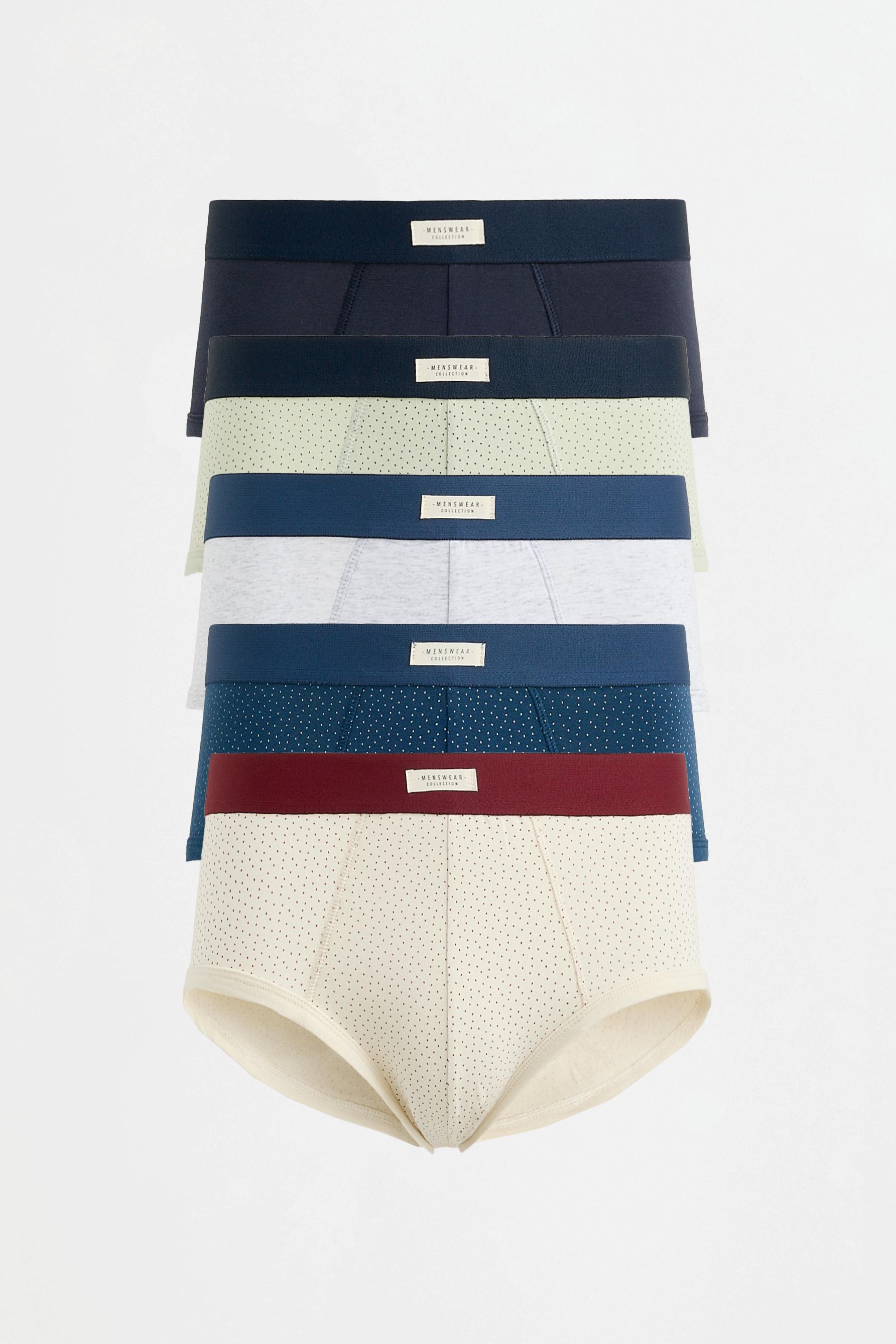 Assorted briefs (5-pack) — CREAM