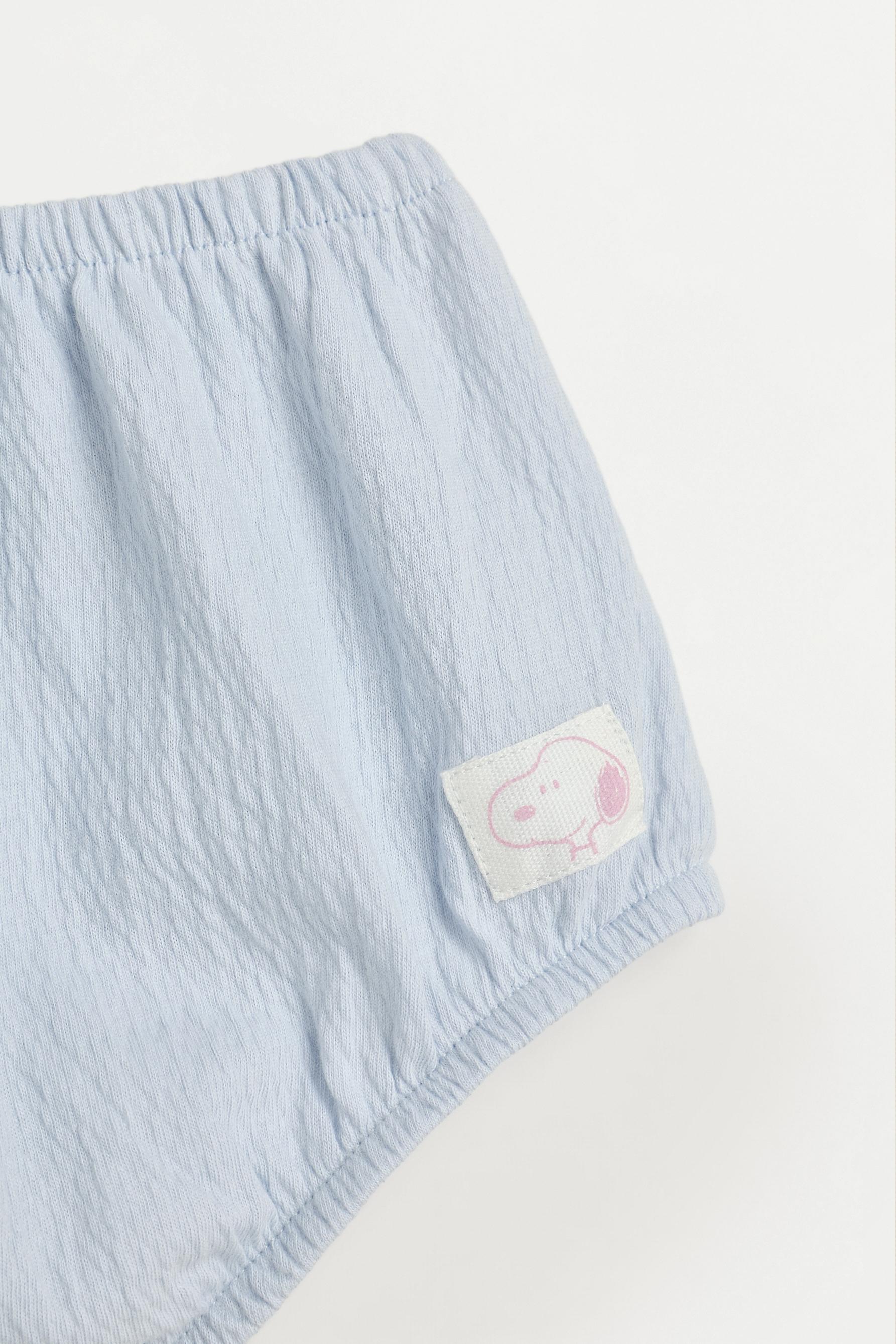 Snoopy Peanuts™ T-shirt and bloomer set — WHITE