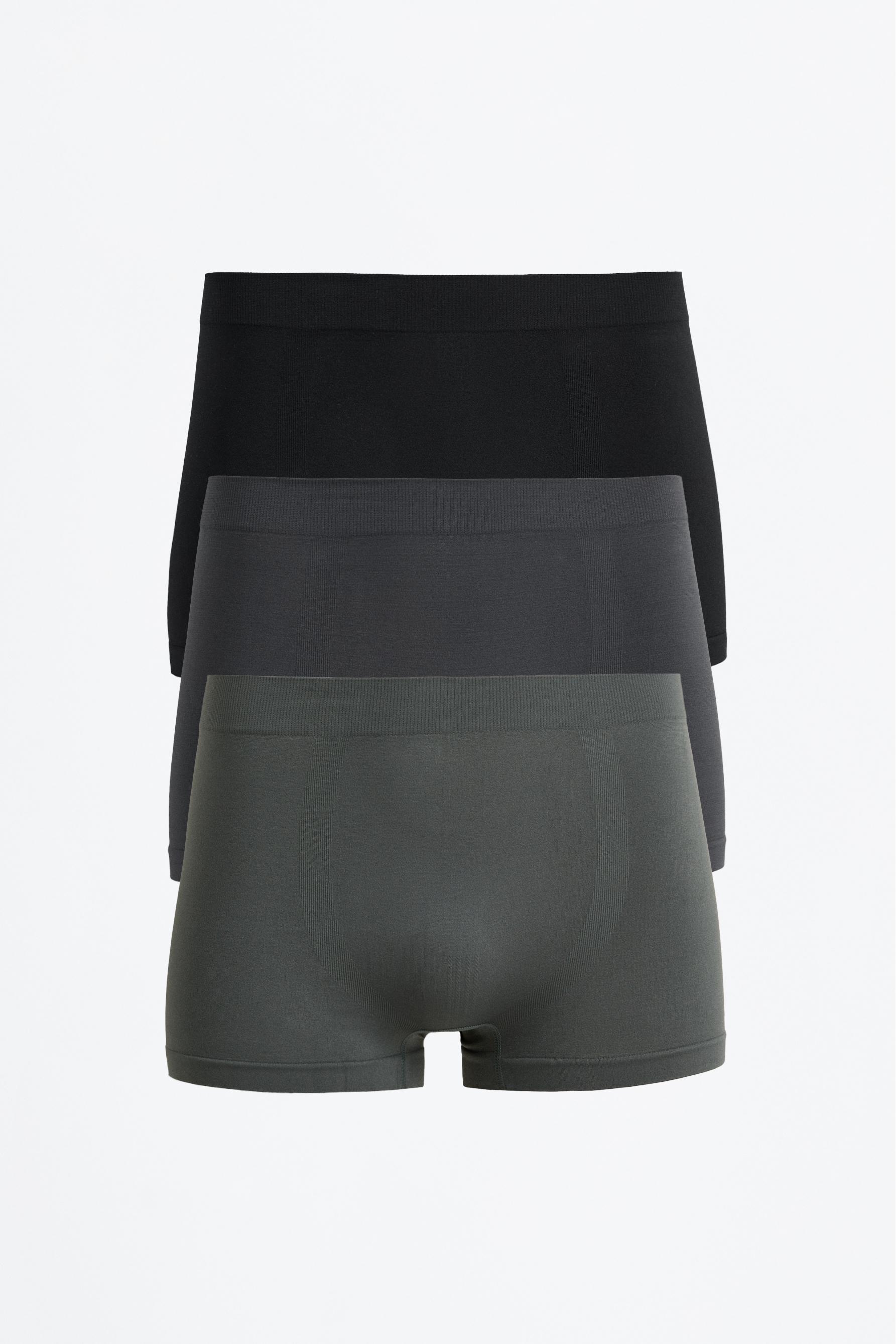 Pack of 3 seamless boxers — GREEN