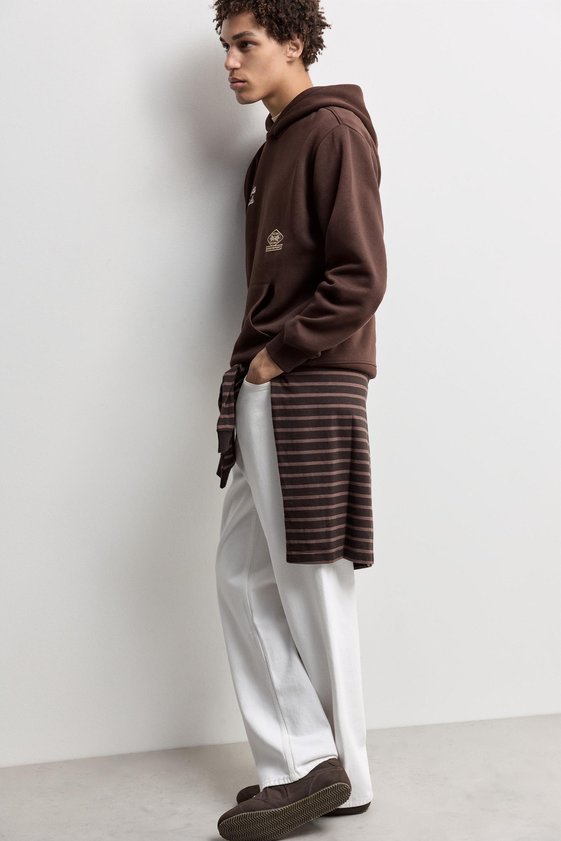 Printed sweatshirt — MAROON