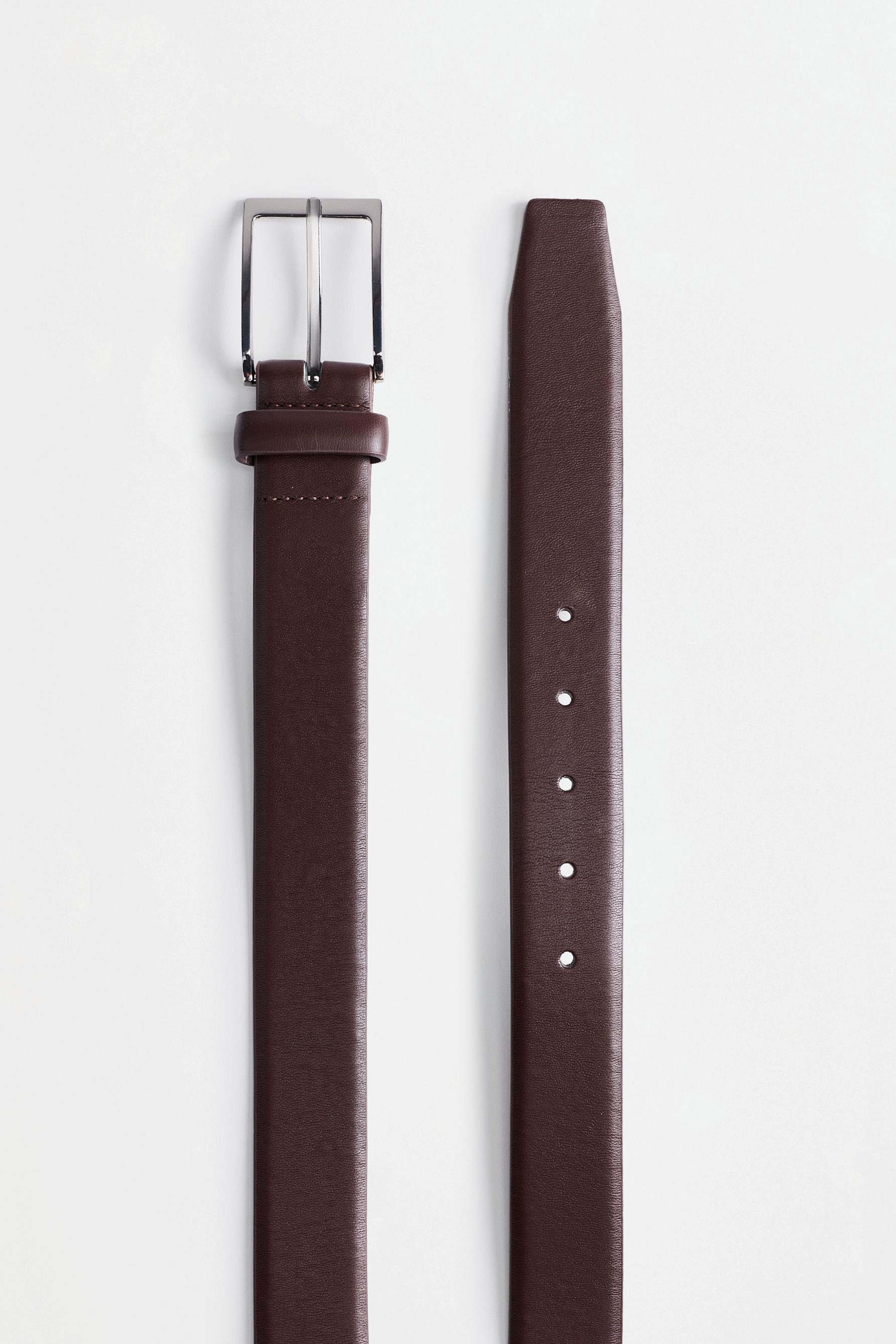 Basic dress belt — CHOCOLATE