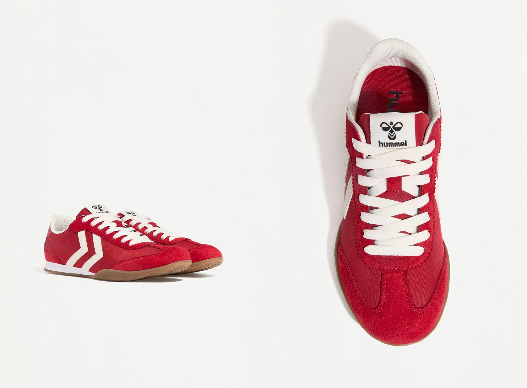 Hummel athletic shoe — RED