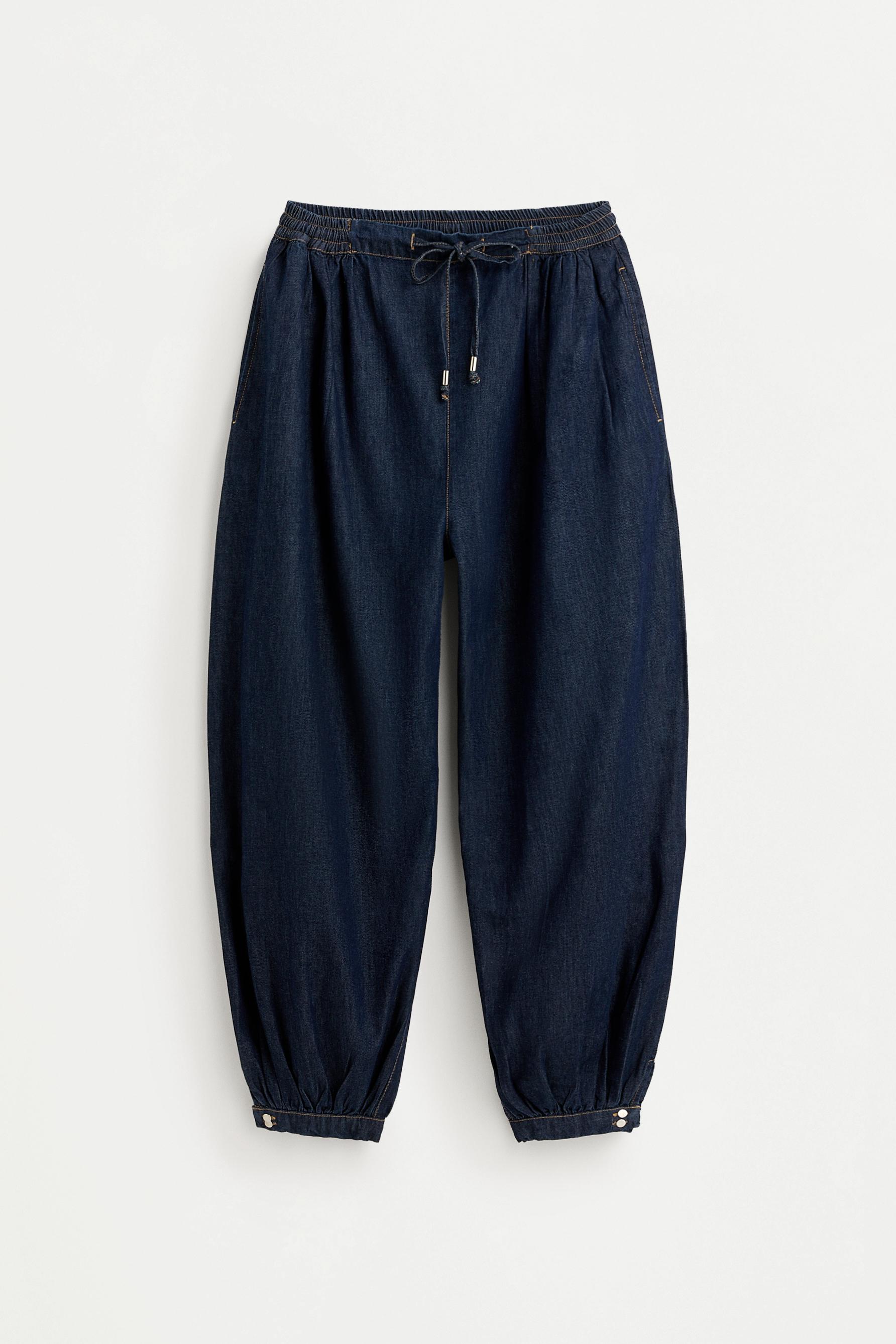 Lightweight sarouel jeans — NAVY