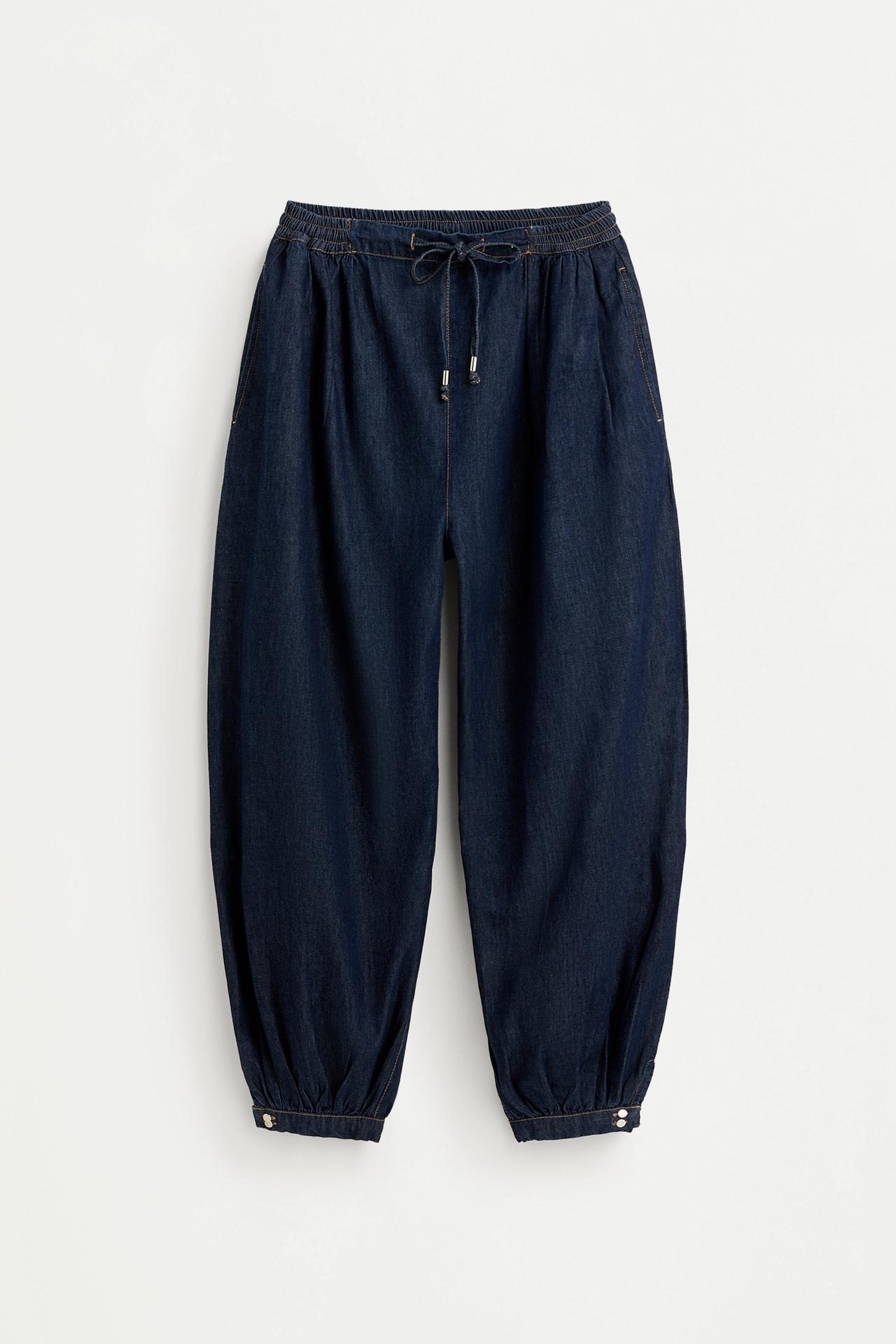 Lightweight sarouel jeans — NAVY