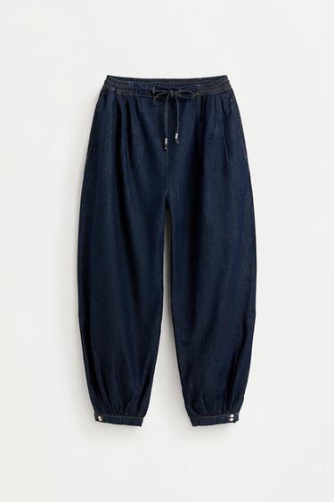 Lightweight sarouel jeans — NAVY 6