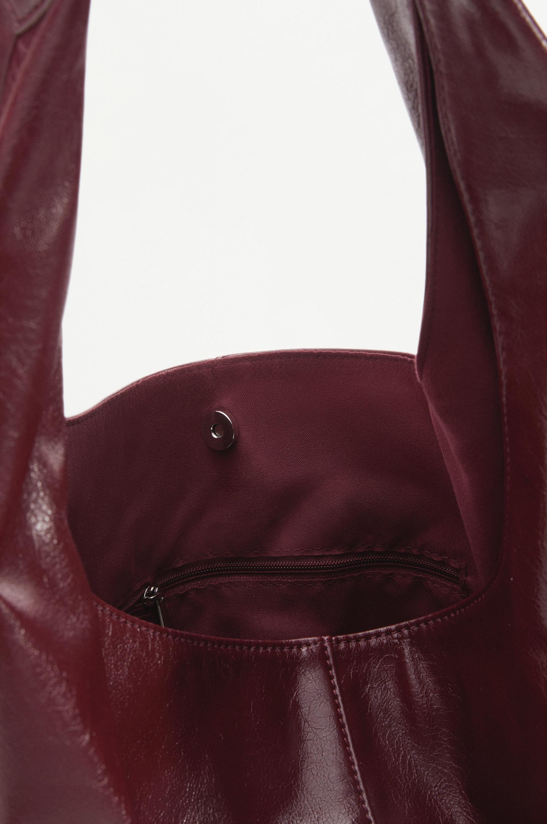 Shopper bag — BURGUNDY