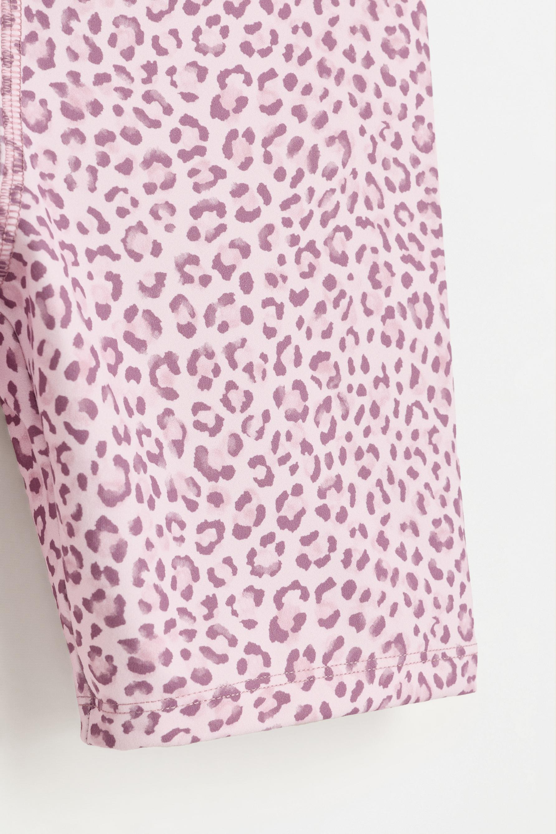 Printed cycling leggings — PINK