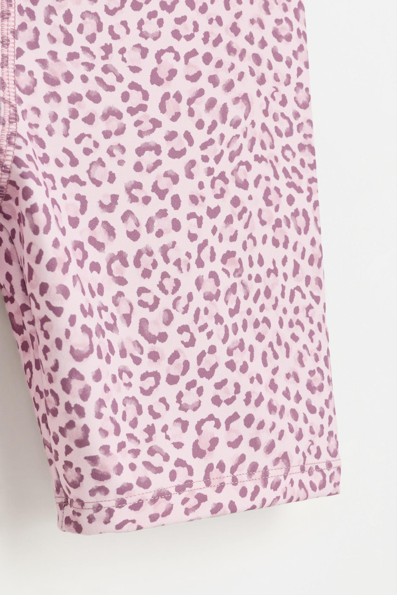 Printed cycling leggings — PINK