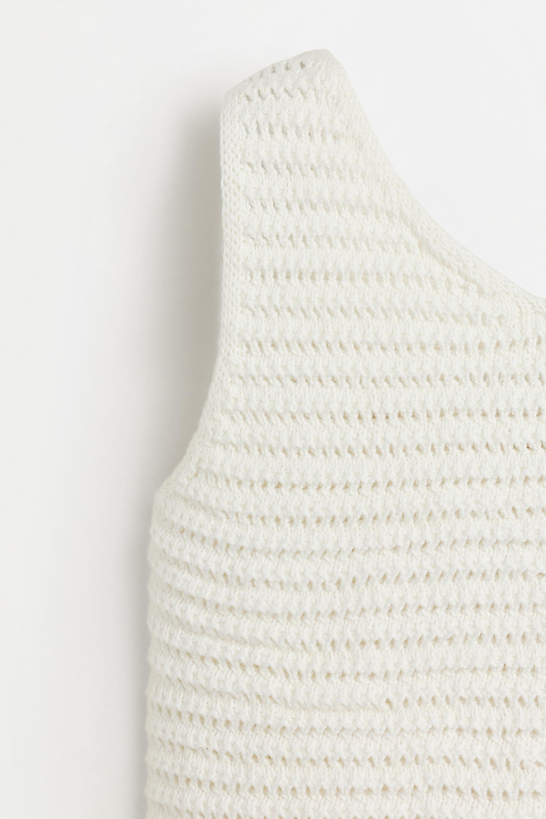 Cutwork top — WHITE