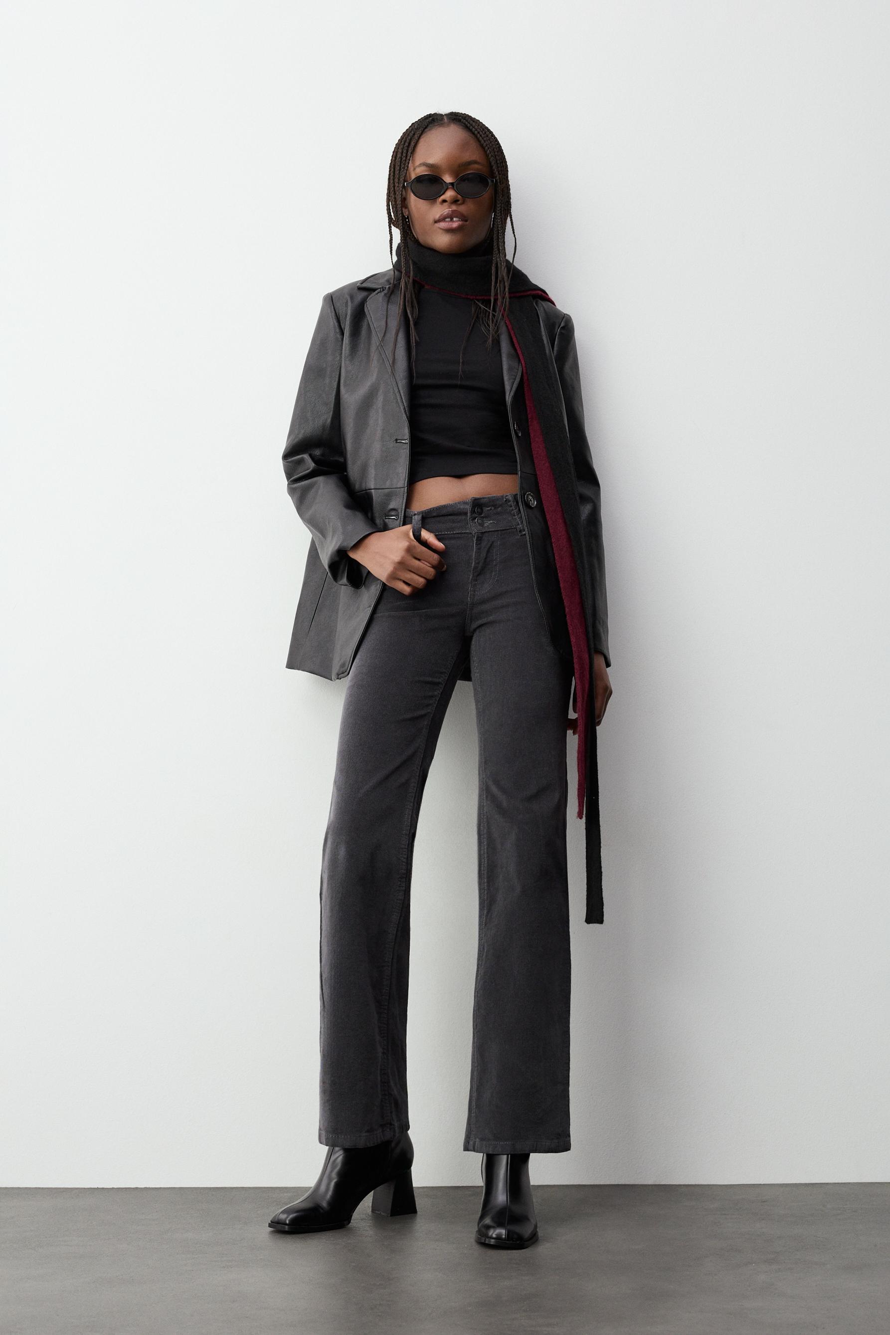 Jeans flare tiro bajo