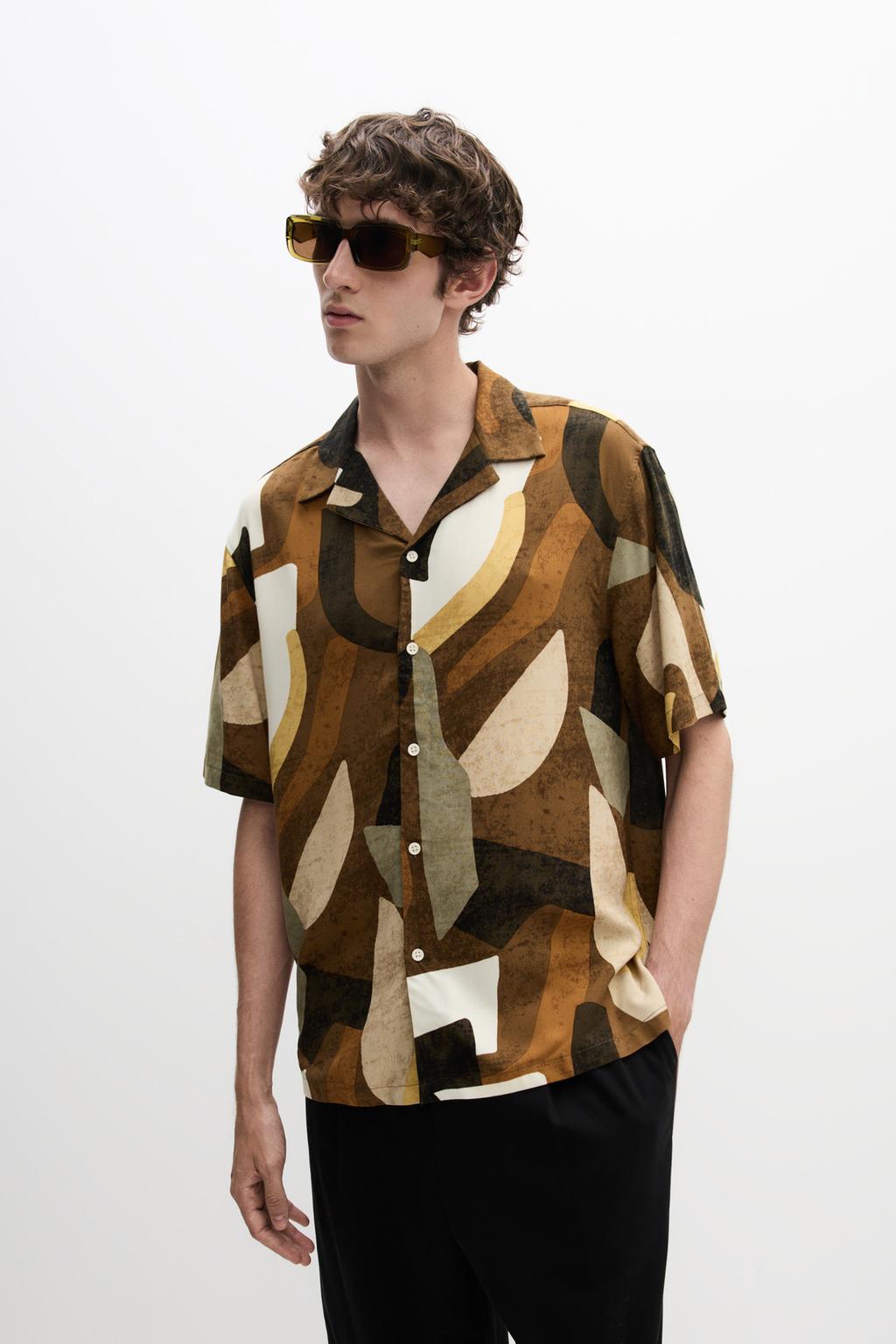 Printed resort shirt