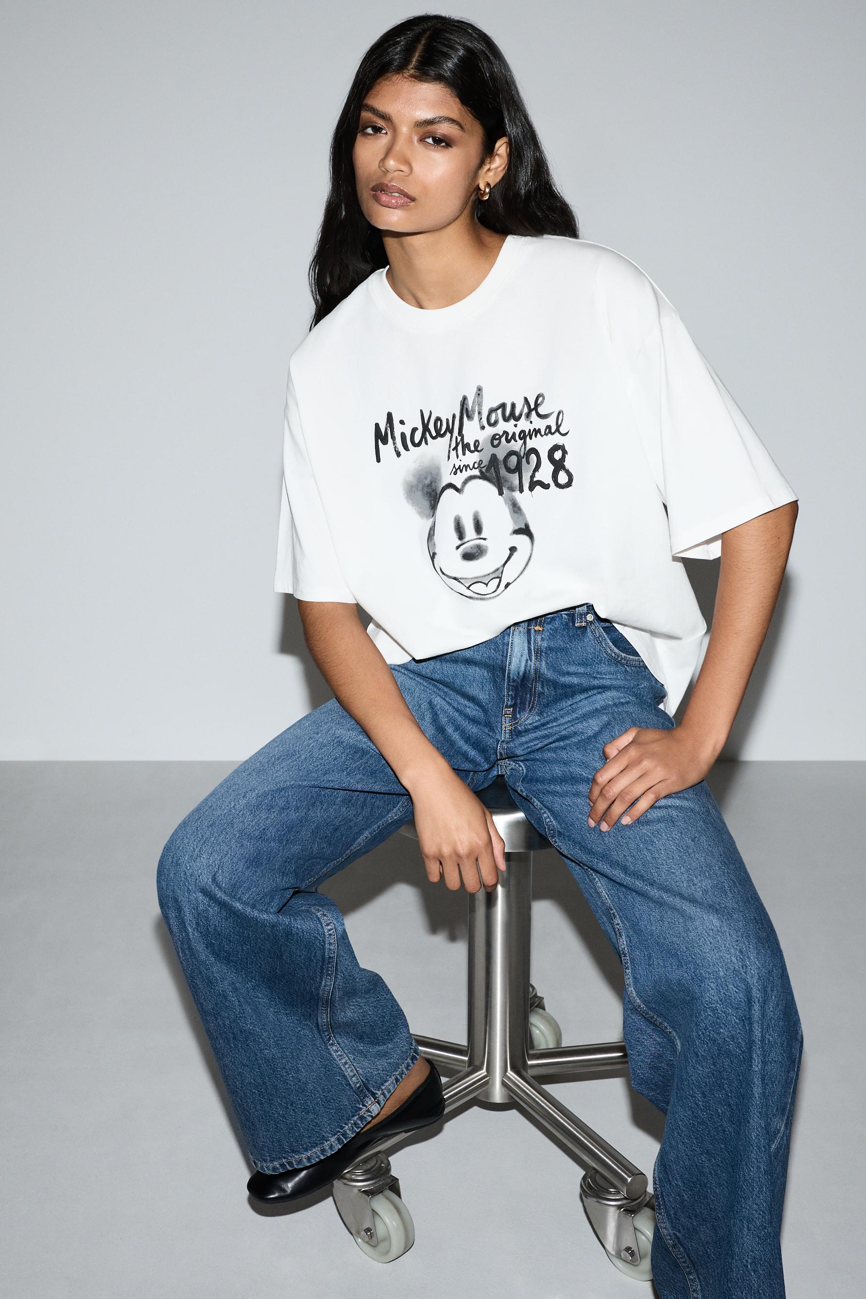 Mickey Mouse ©Disney oversize T-shirt — WHITE