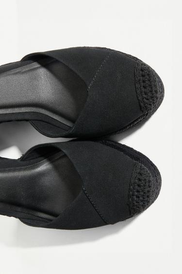 Jute wedge — BLACK 3