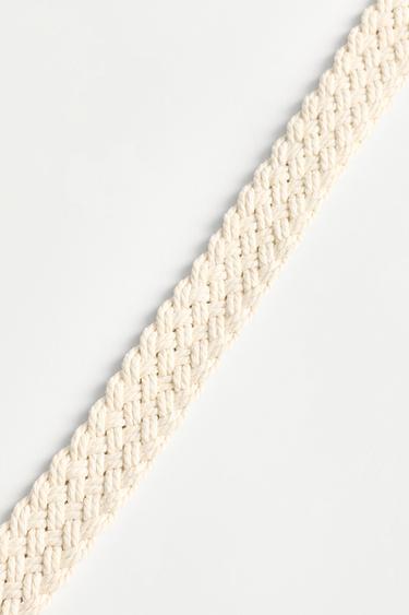 Braided belt — ECRU 2