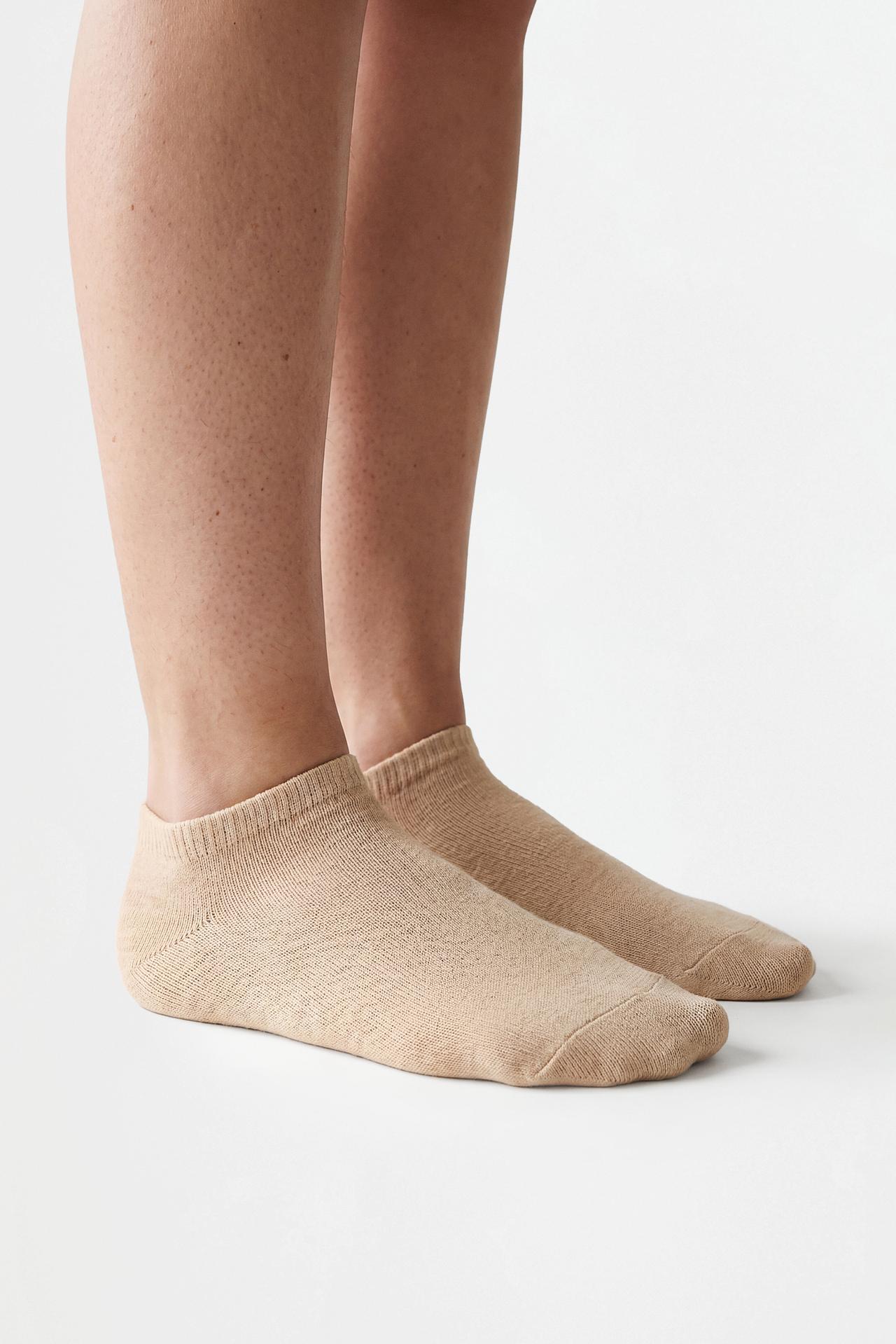 Plain ankle socks (Pack 10) — LILAC