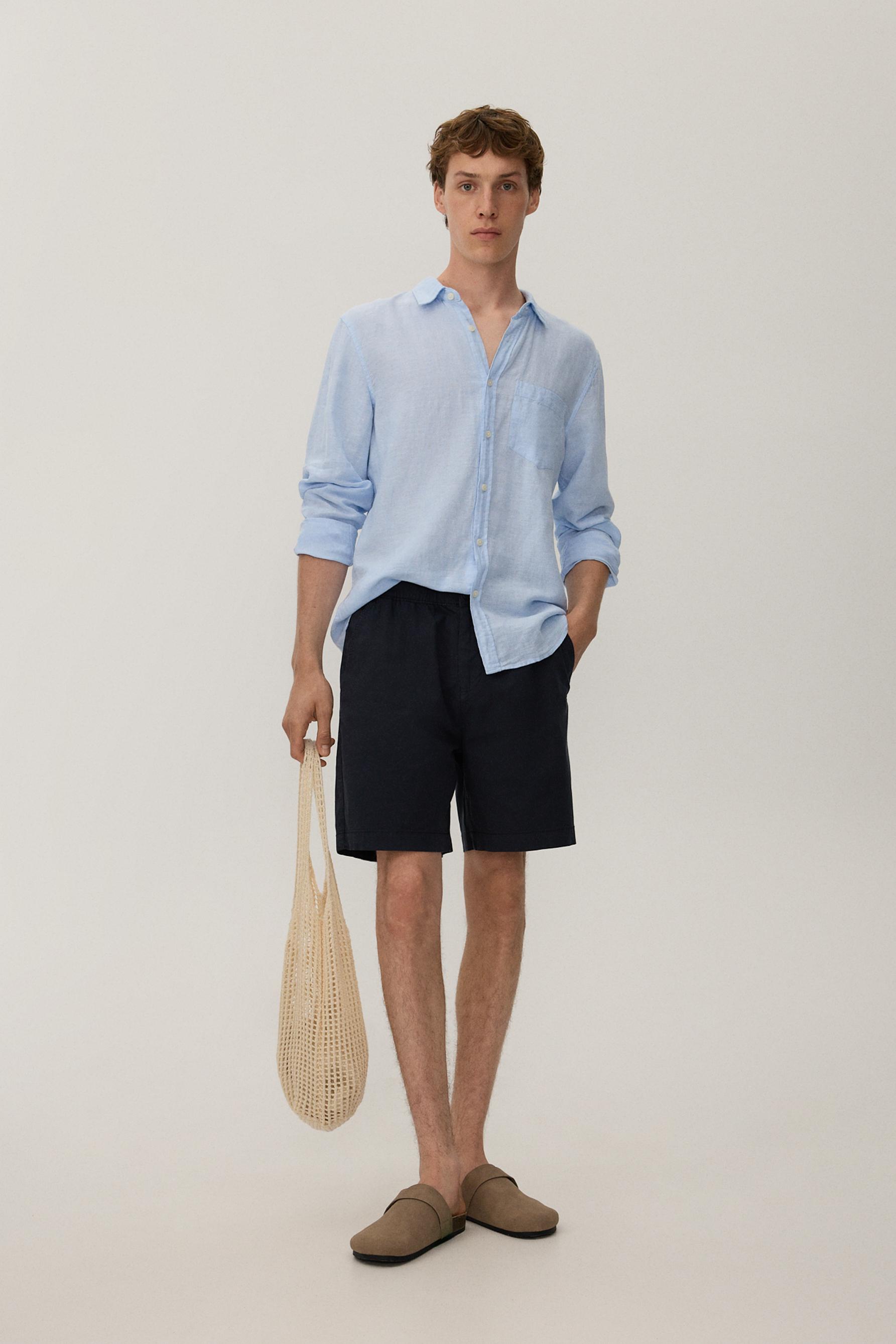 Bermuda semijogger popelín