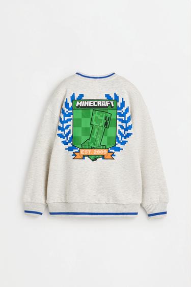Minecraft sweatshirt — GREY MARL 2