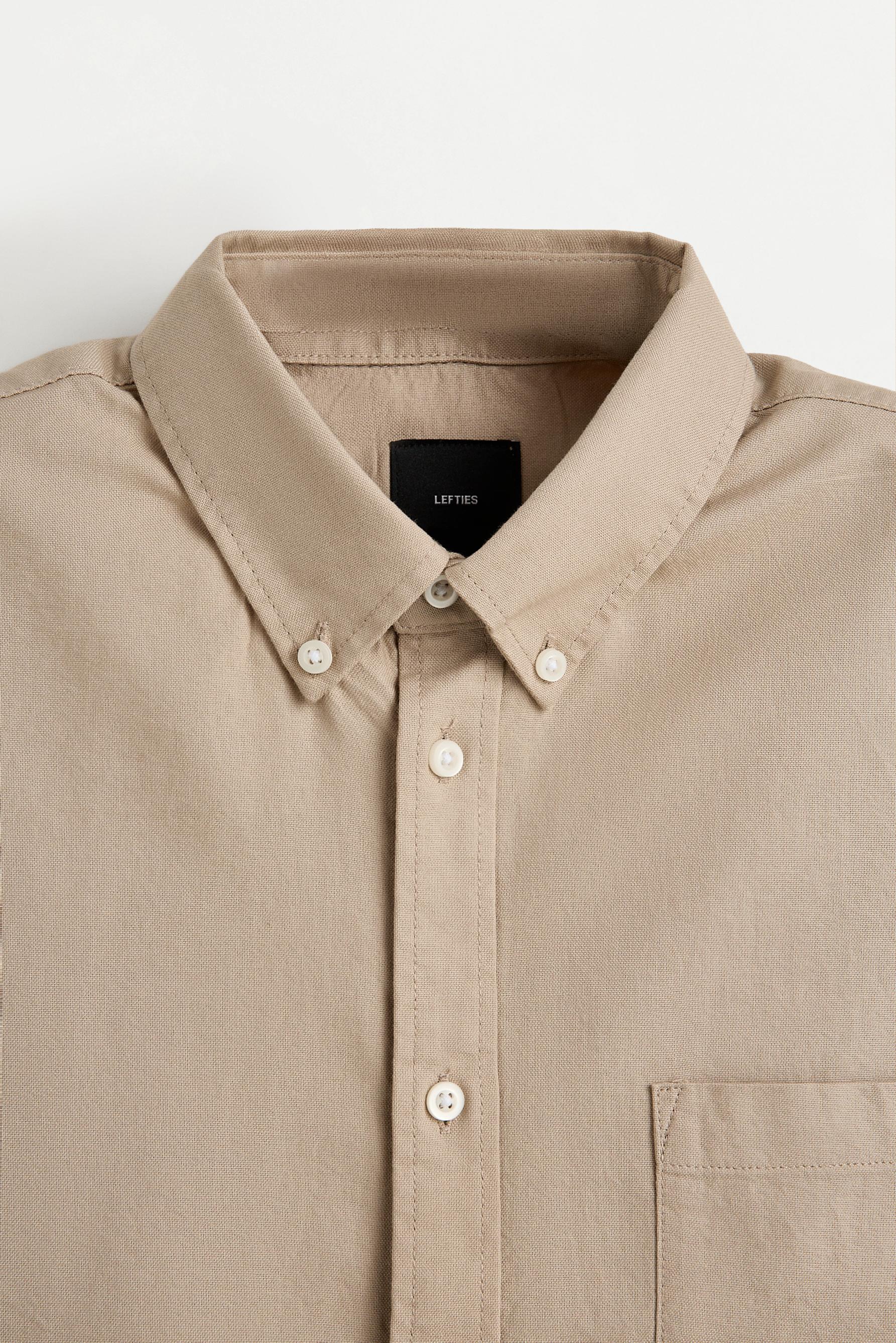 Oxford shirt — PALE OCHRE