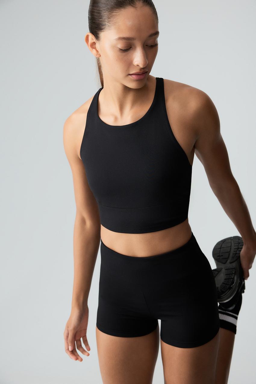 Top deportivo cruzado Con aro Sujetadores ROPA INTERIOR