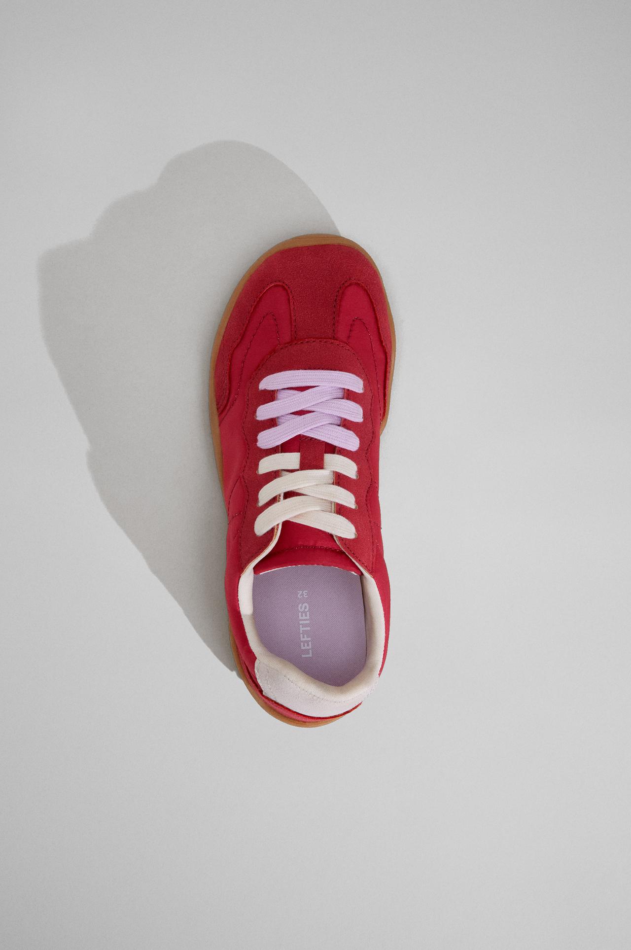 Combined barefoot sneakers — RED