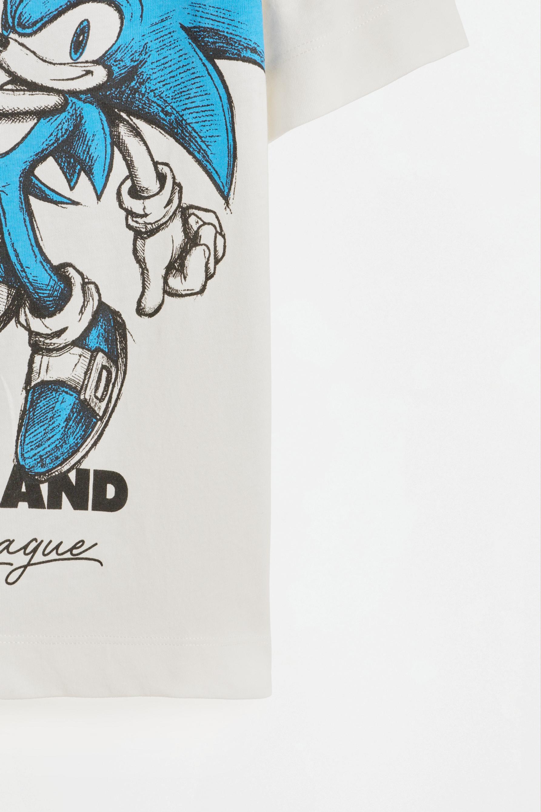 SONIC™ | SEGA soccer T-shirt — OFF WHITE