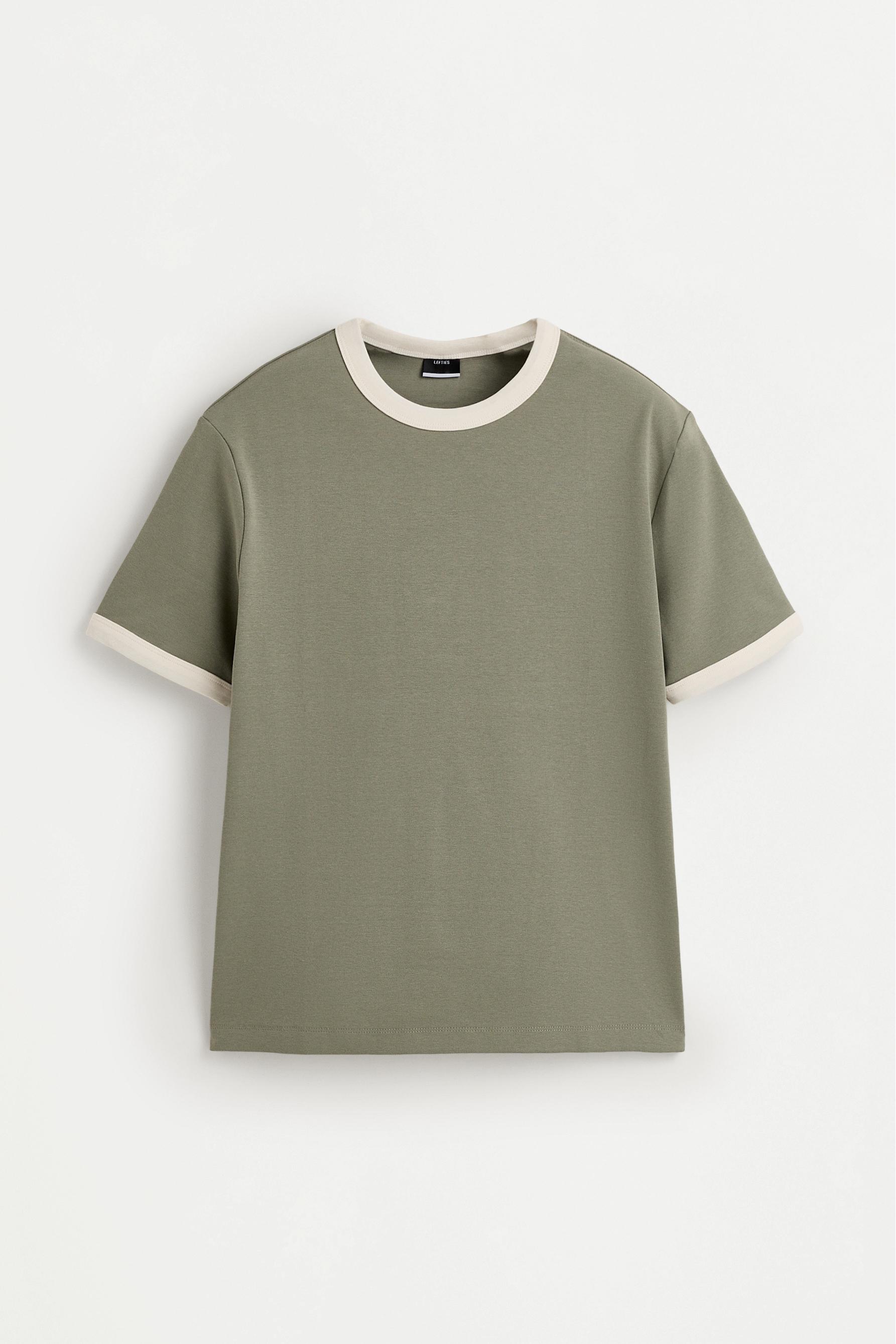Contrast T-shirt — BILLIARD GREEN