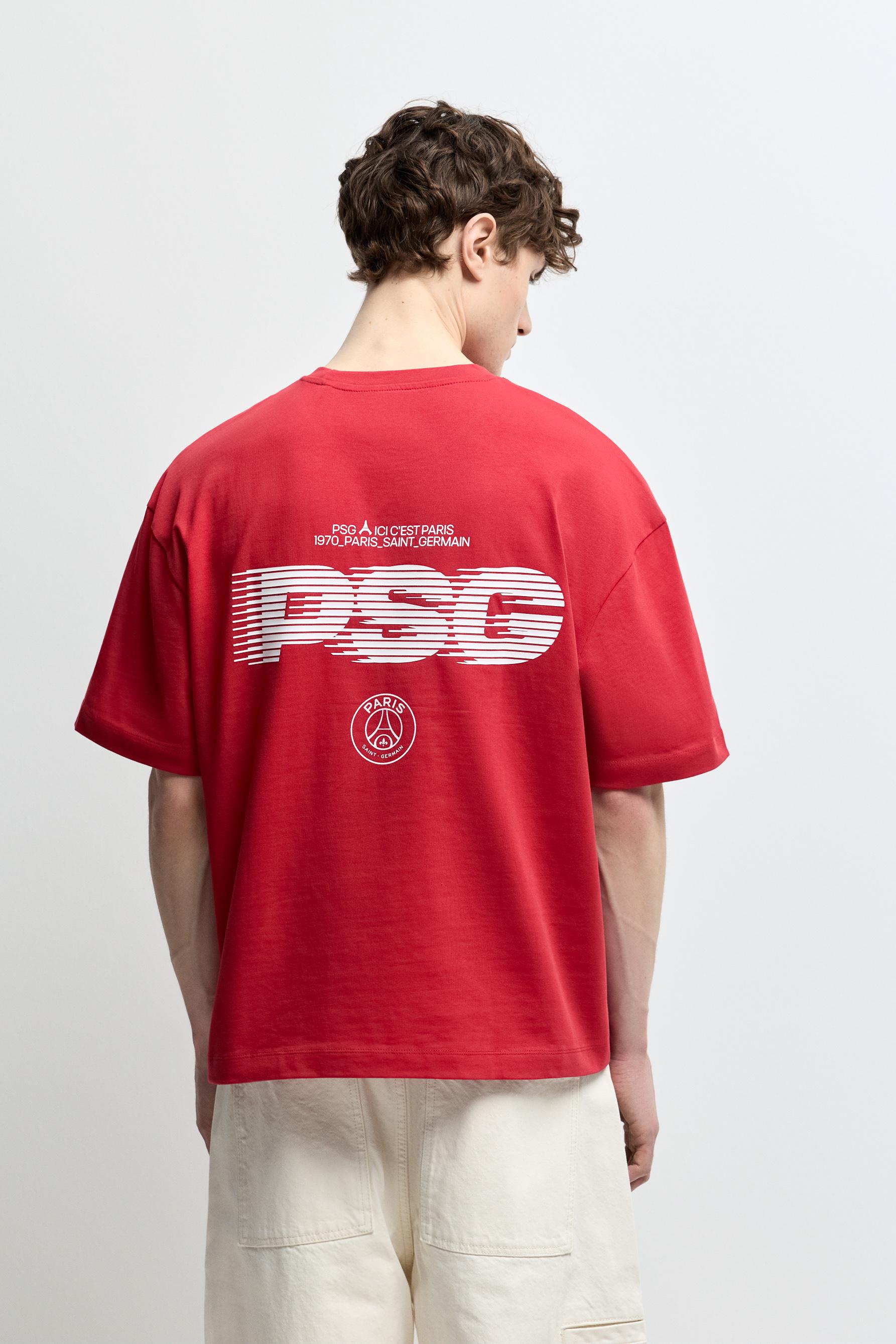 Paris Saint-Germain x Lefties printed T-shirt — BRIGHT RED
