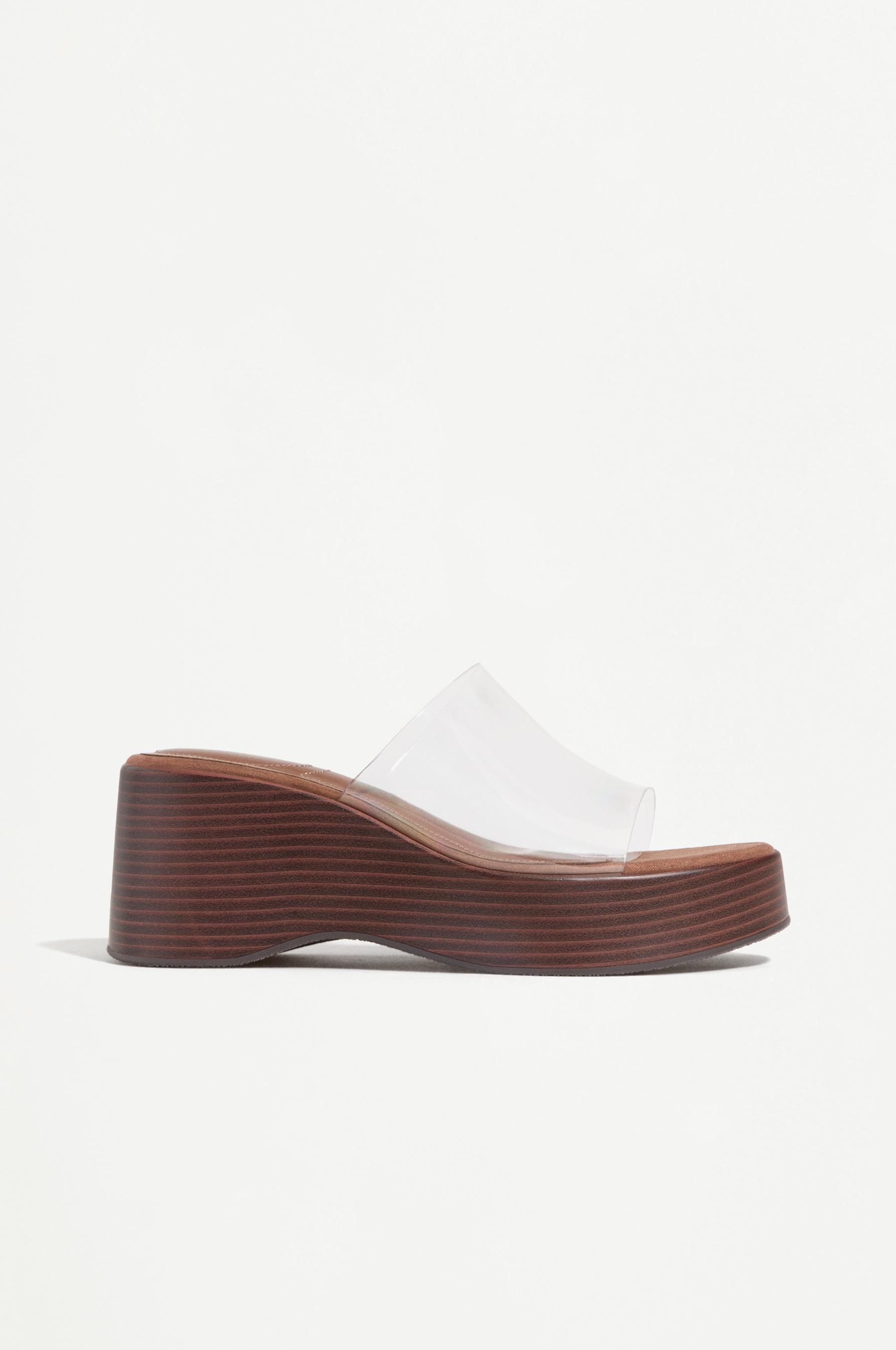 Wood vinyl wedge — TRANSPARENT