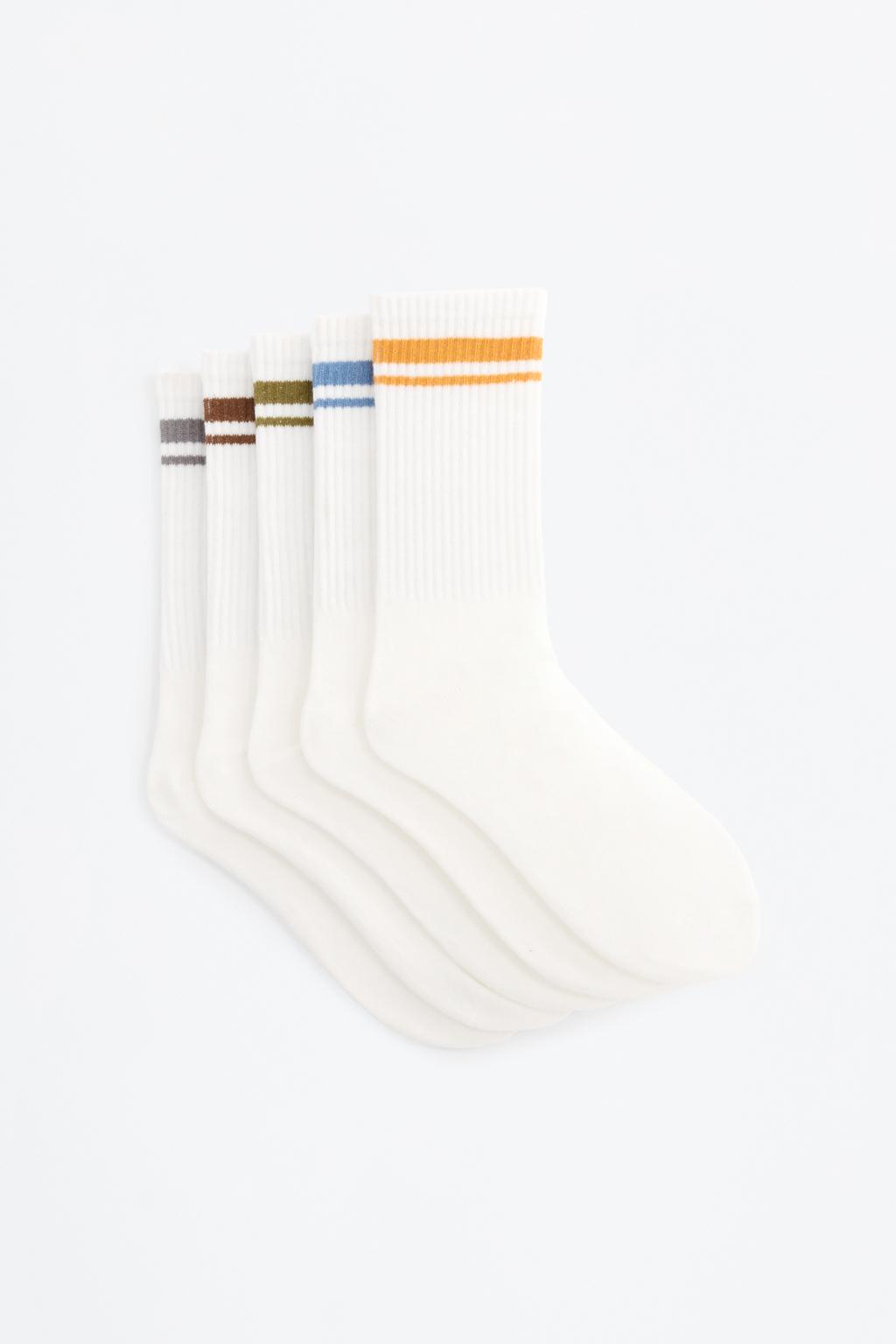 5-pack of ribbed long socks