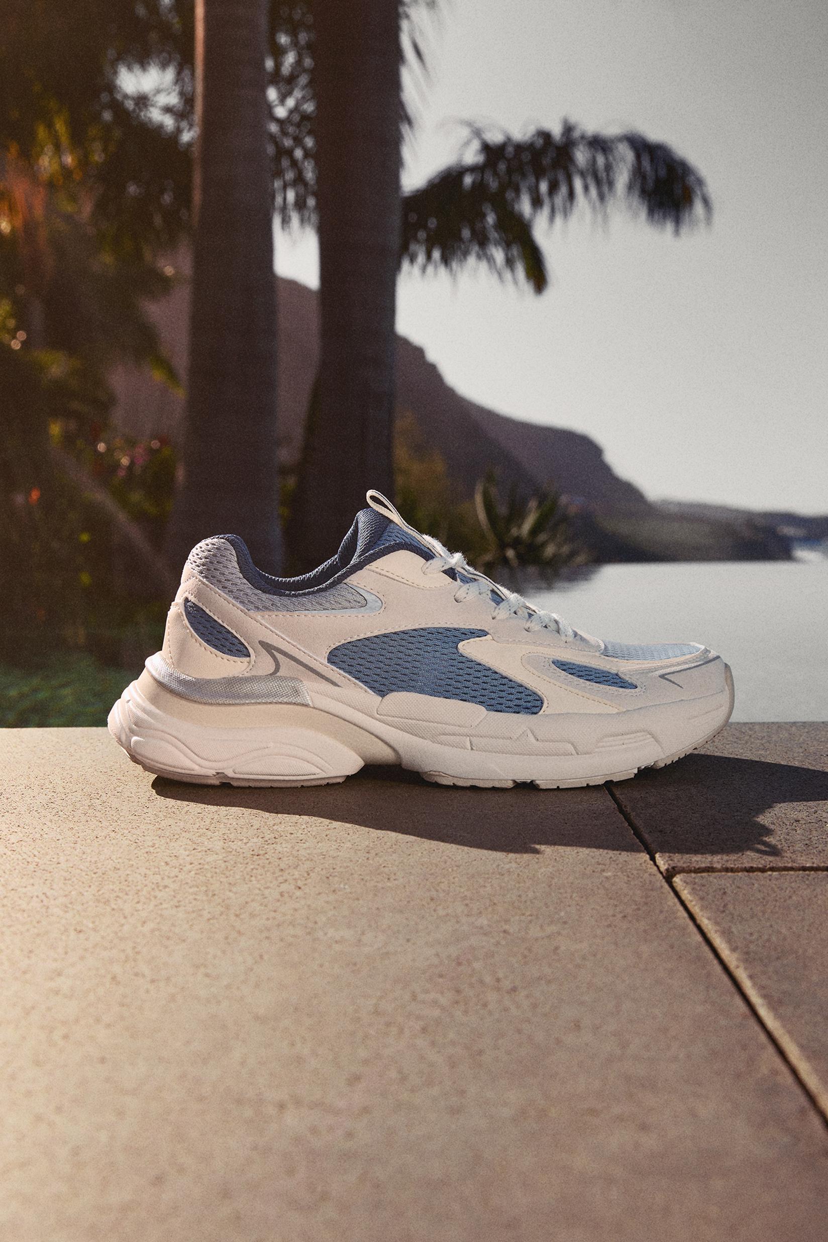 Multi-piece trainers — ECRU
