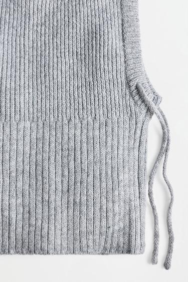 Knit balaclava — PALE GREY 4