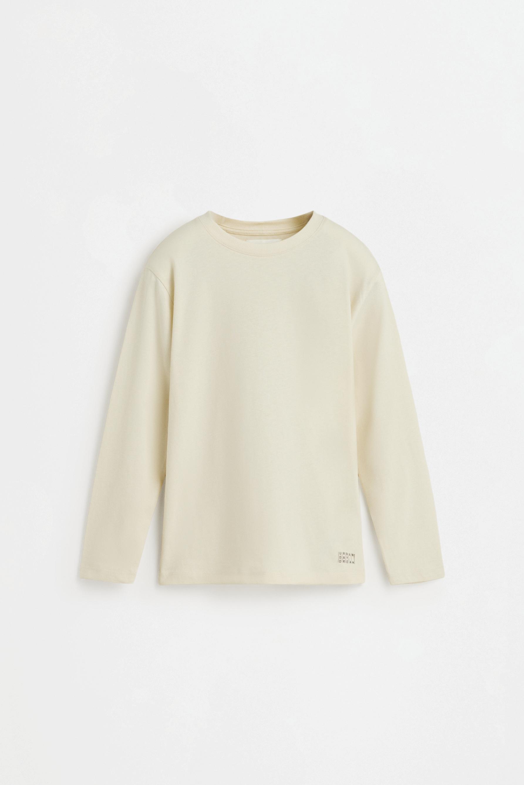 Pack of 4 plain long sleeve T-shirts — NAVY