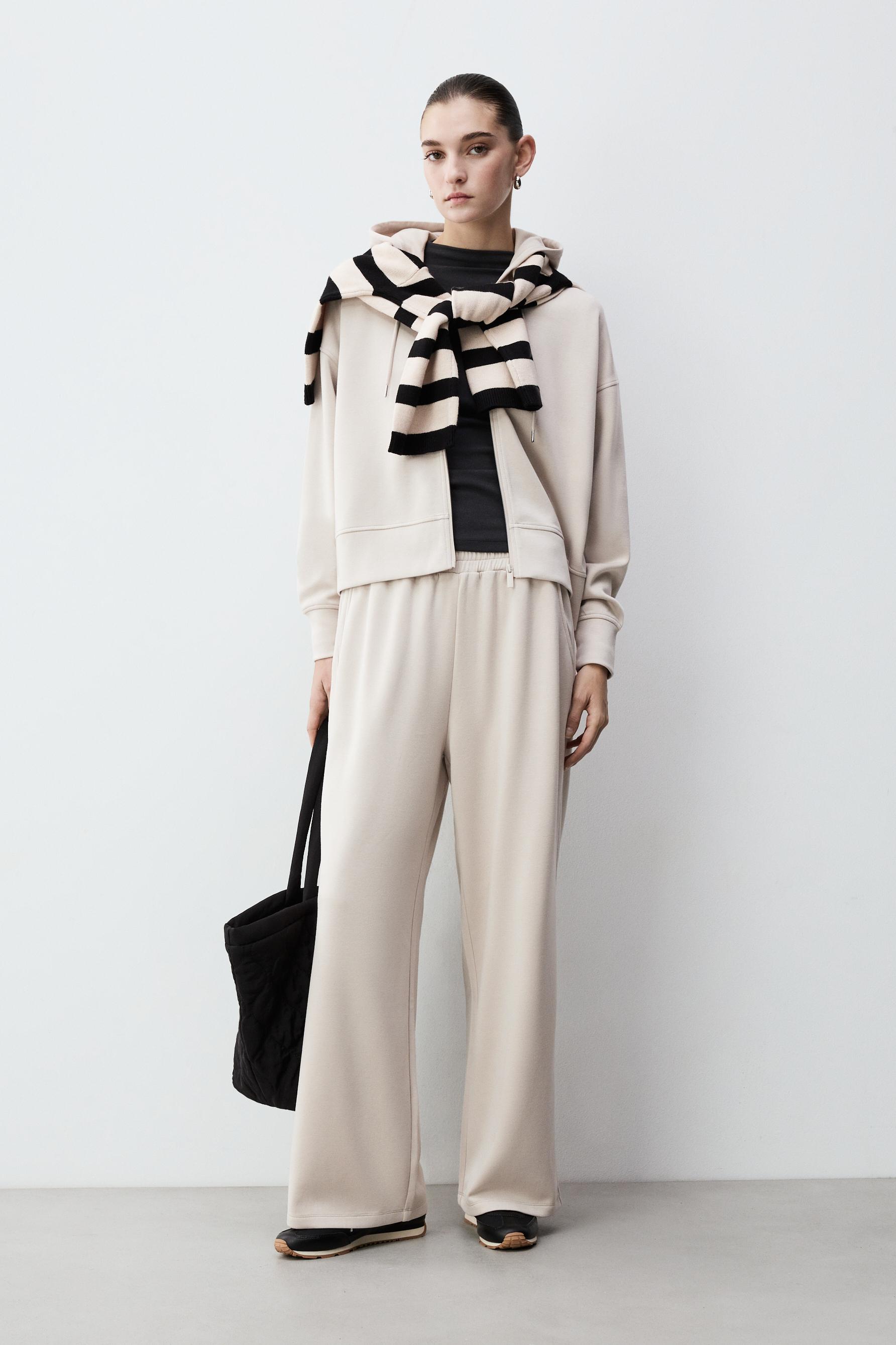 Pantalón felpa fluida