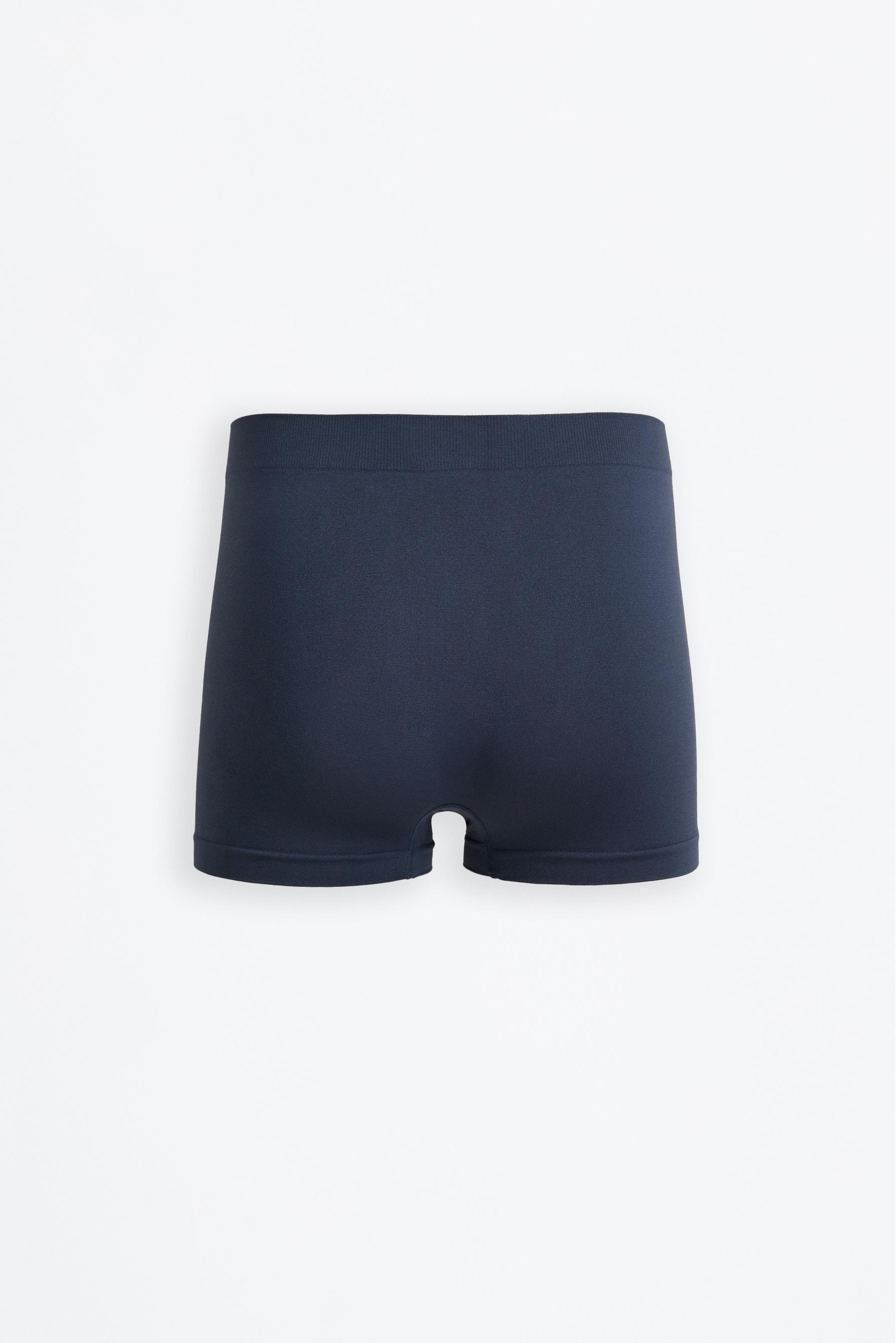 Pack of 3 seamless boxers — BLUE