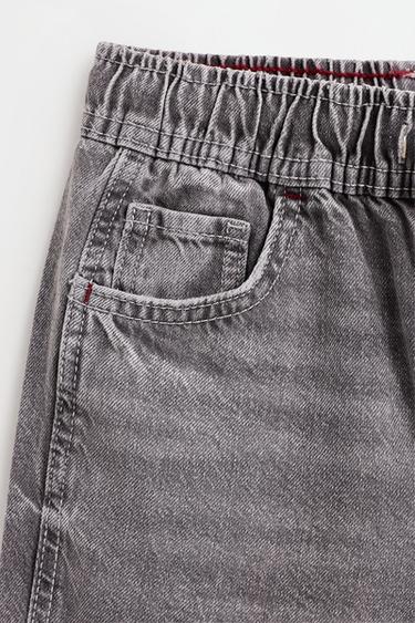 Wide-leg jogger jeans — GREY 3
