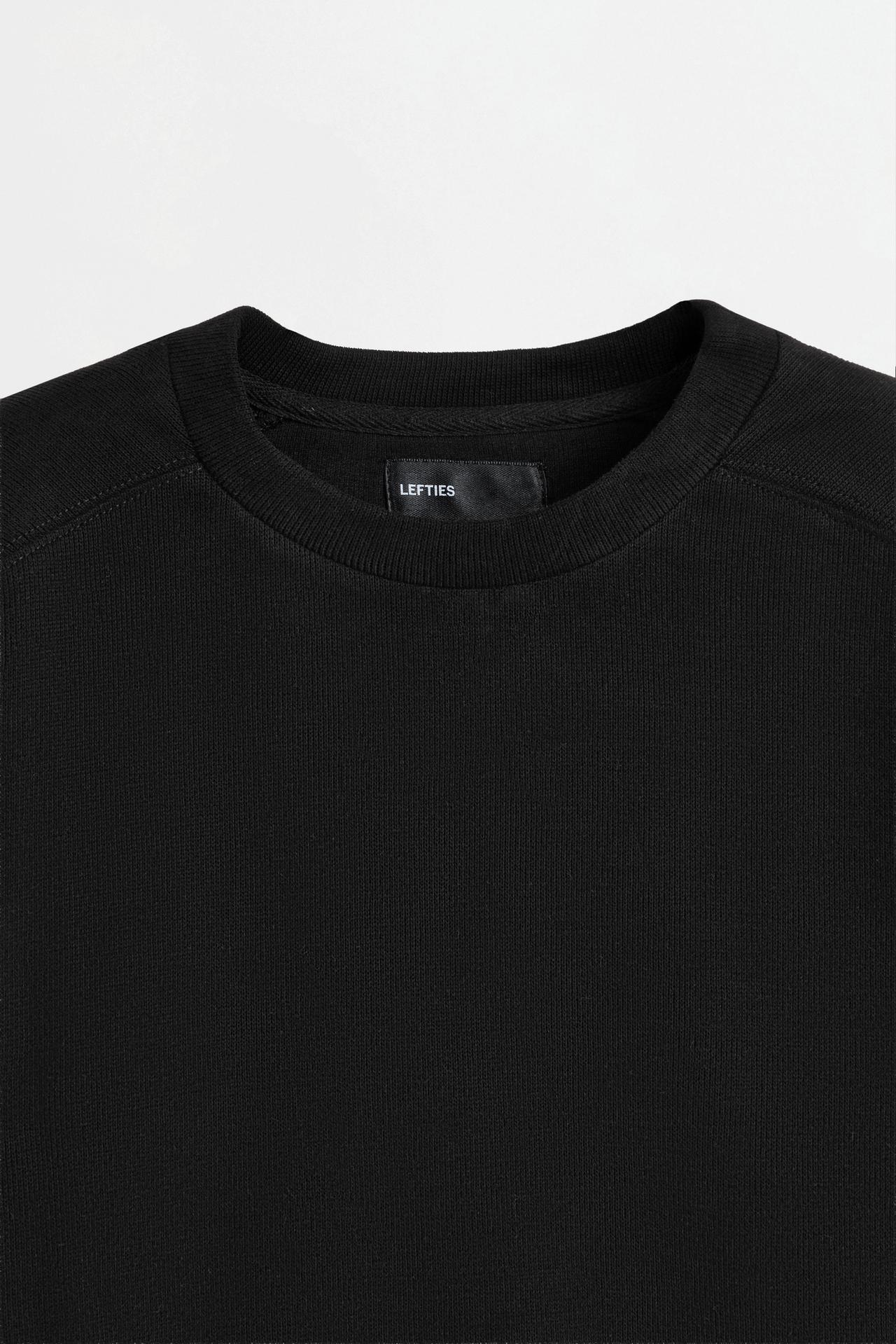 Loungewear sweatshirt — BLACK