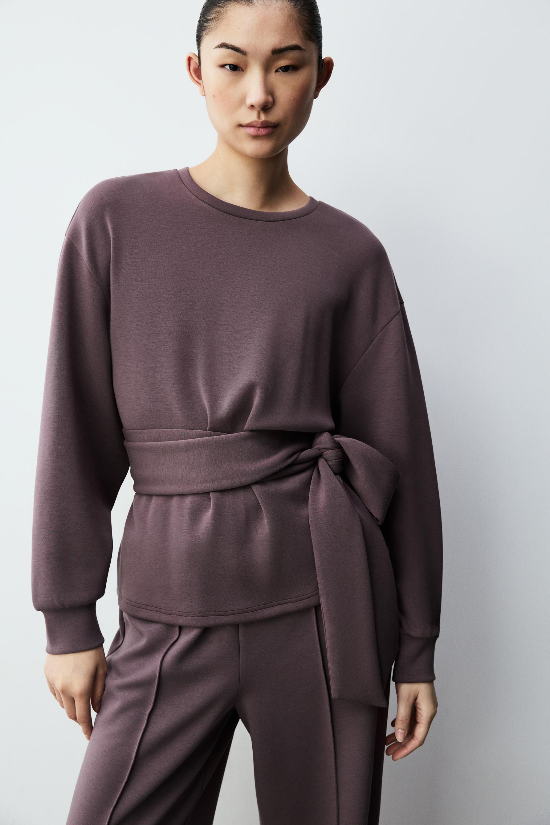 Sudadera lazada felpa fluida