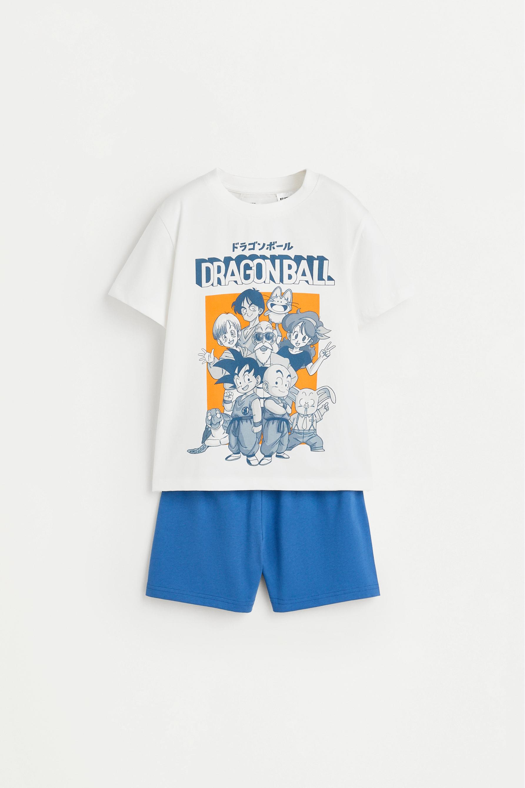 Dragon Ball ©Bird Studio short pajamas — WHITE