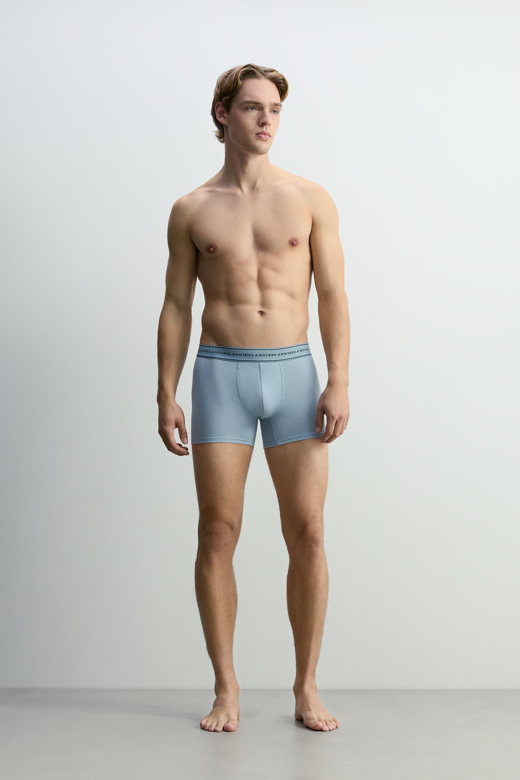 Pack 5 bóxer largos texto