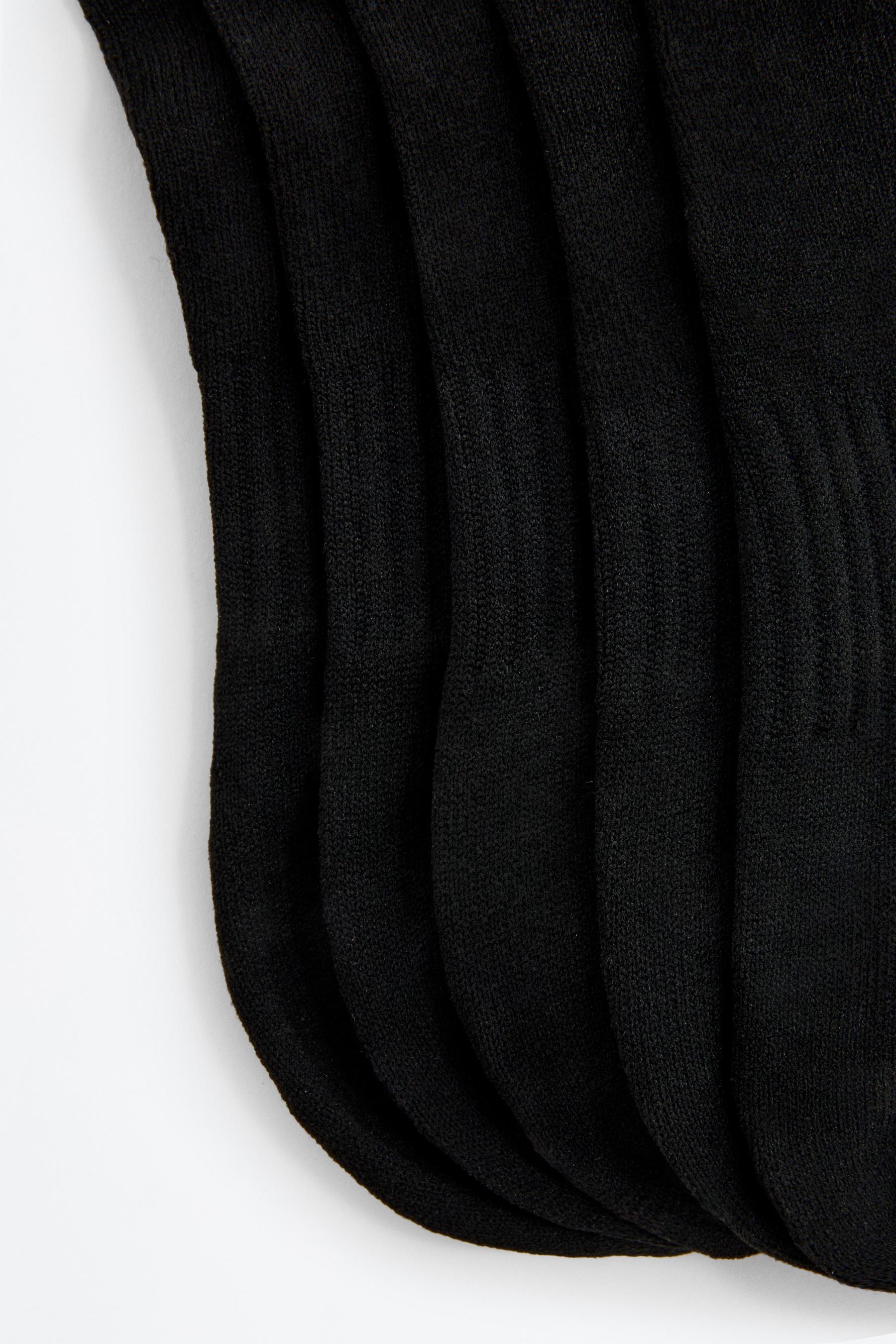 Sports ankle socks (5-pack) — BLACK