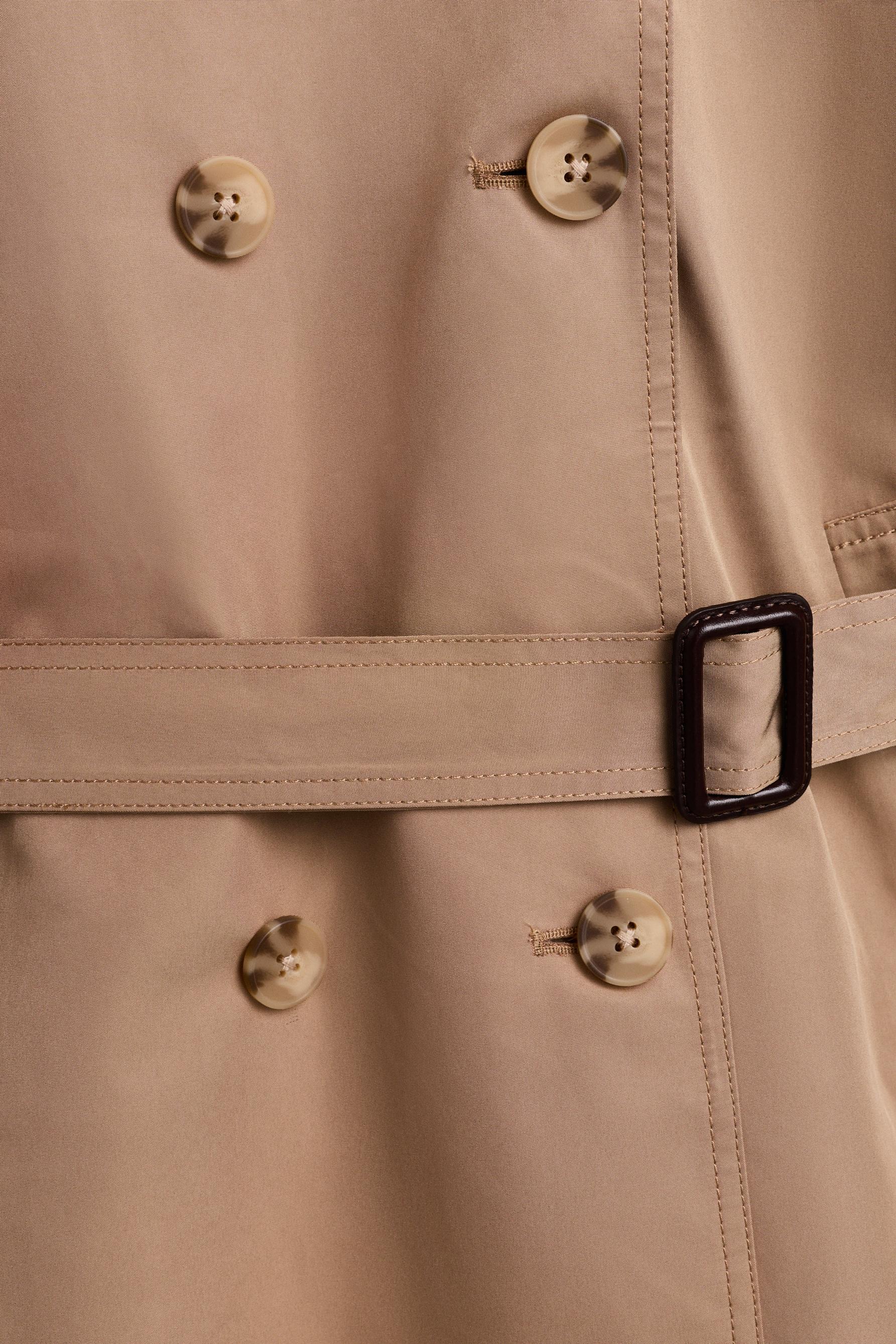 Oversize trench coat — BEIGE