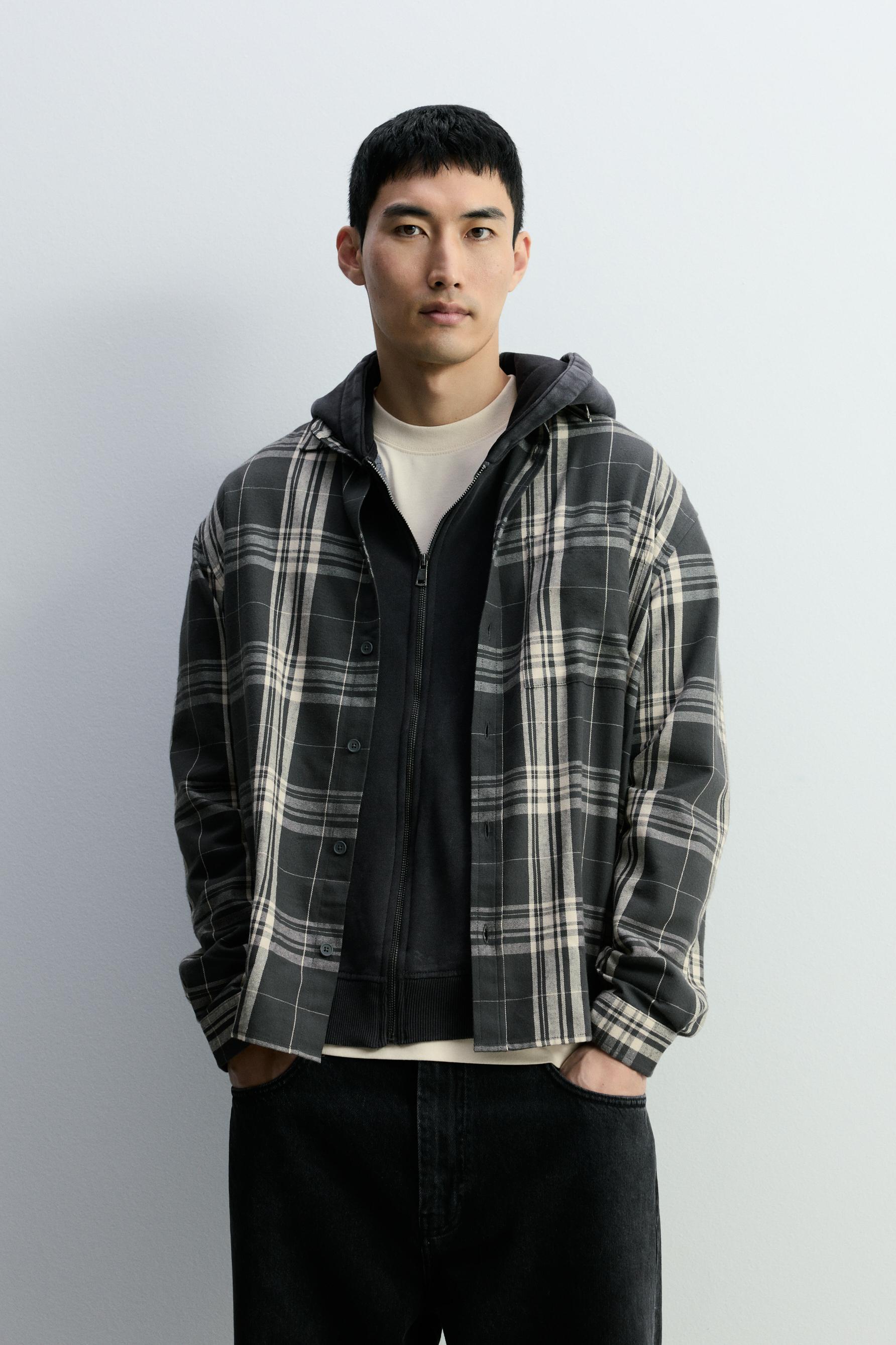 Camisa cuadros franela