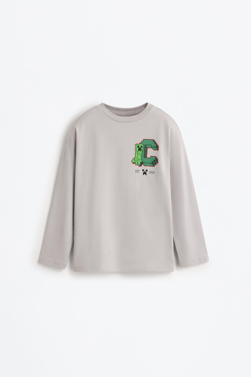 Minecraft T-shirt with a maxi print on the back